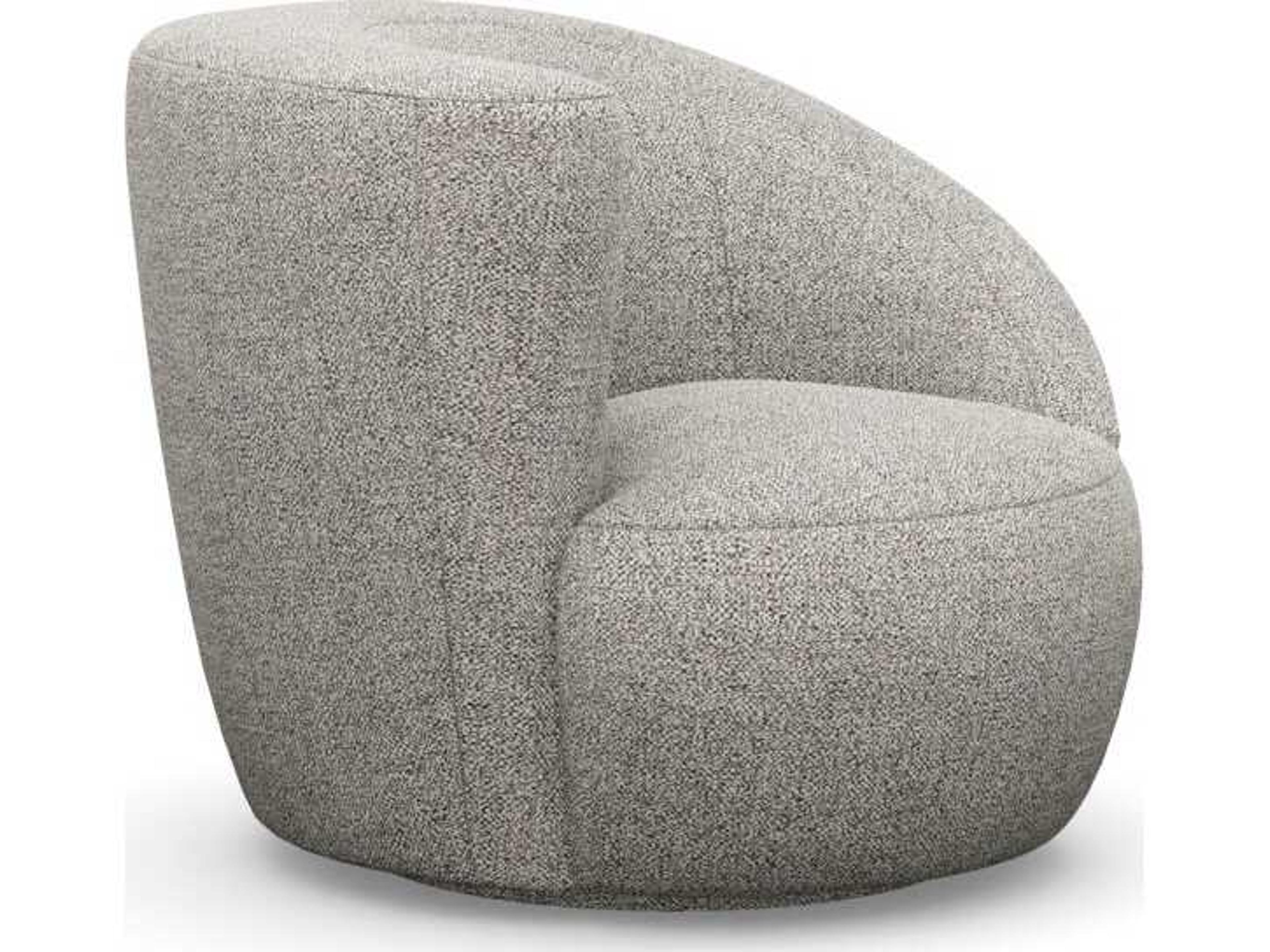 Carlisle Swivel Gray Accent Chair