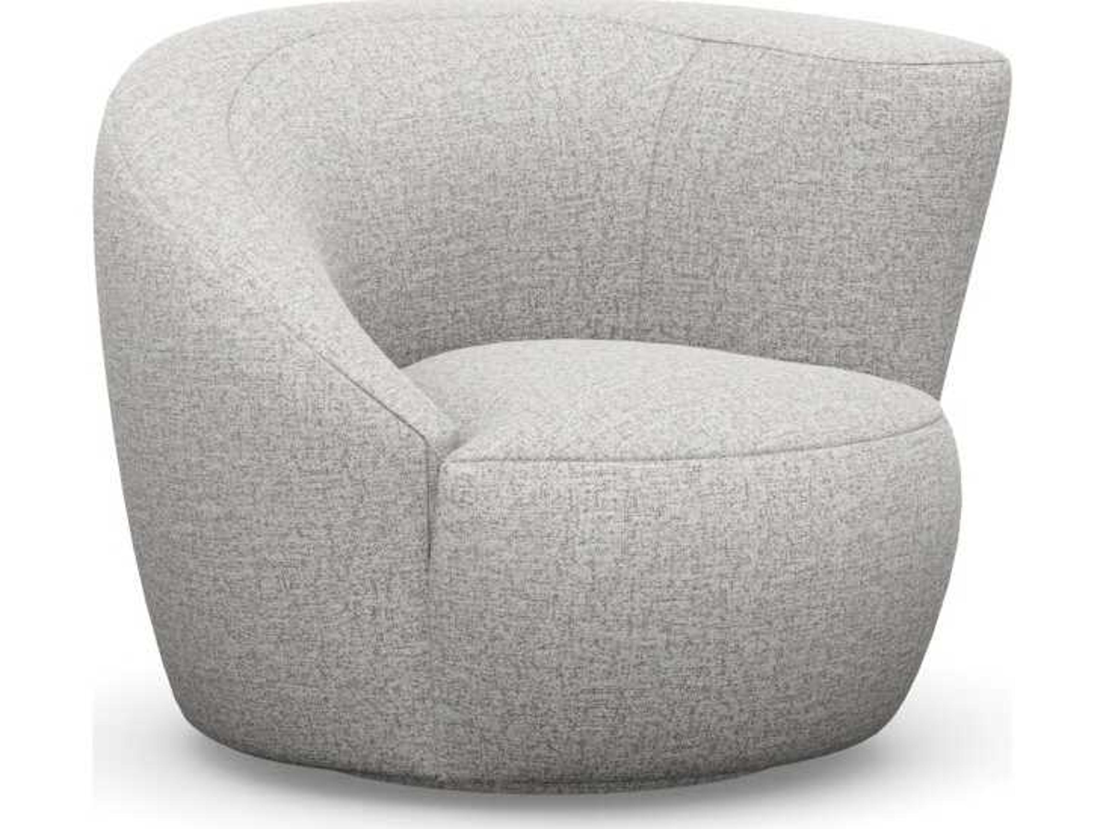 Carlisle Swivel Gray Accent Chair