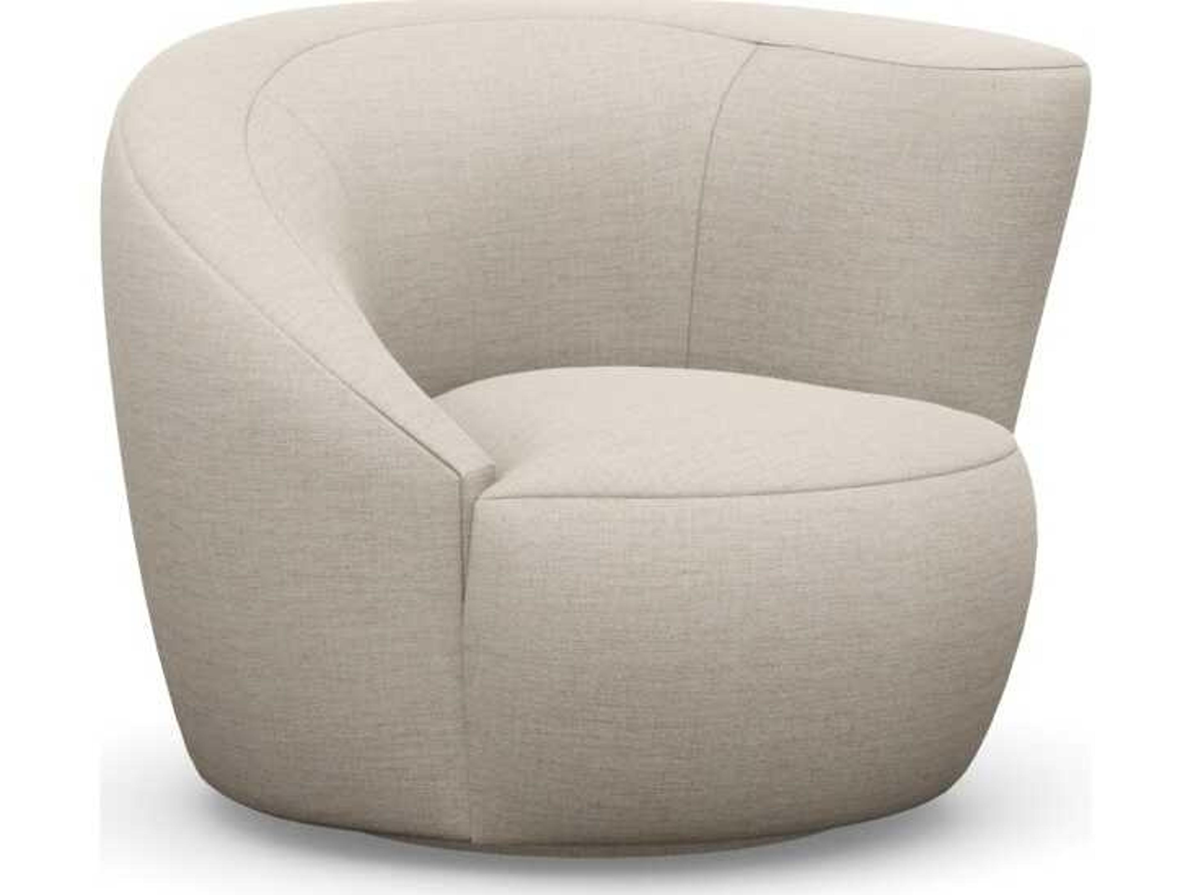 Carlisle Swivel Beige Accent Chair