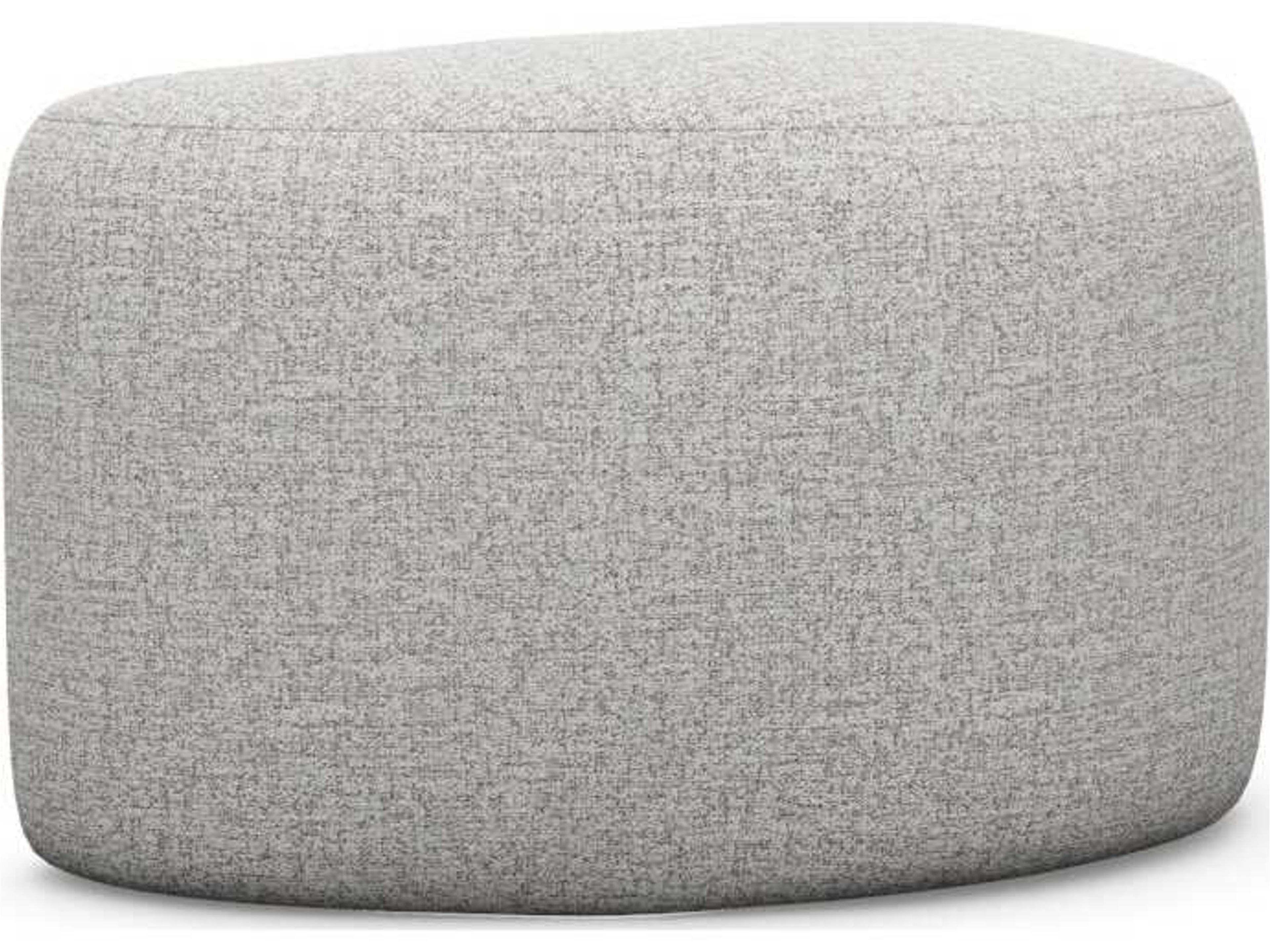 Carlisle Storm Gray Upholstered Ottoman