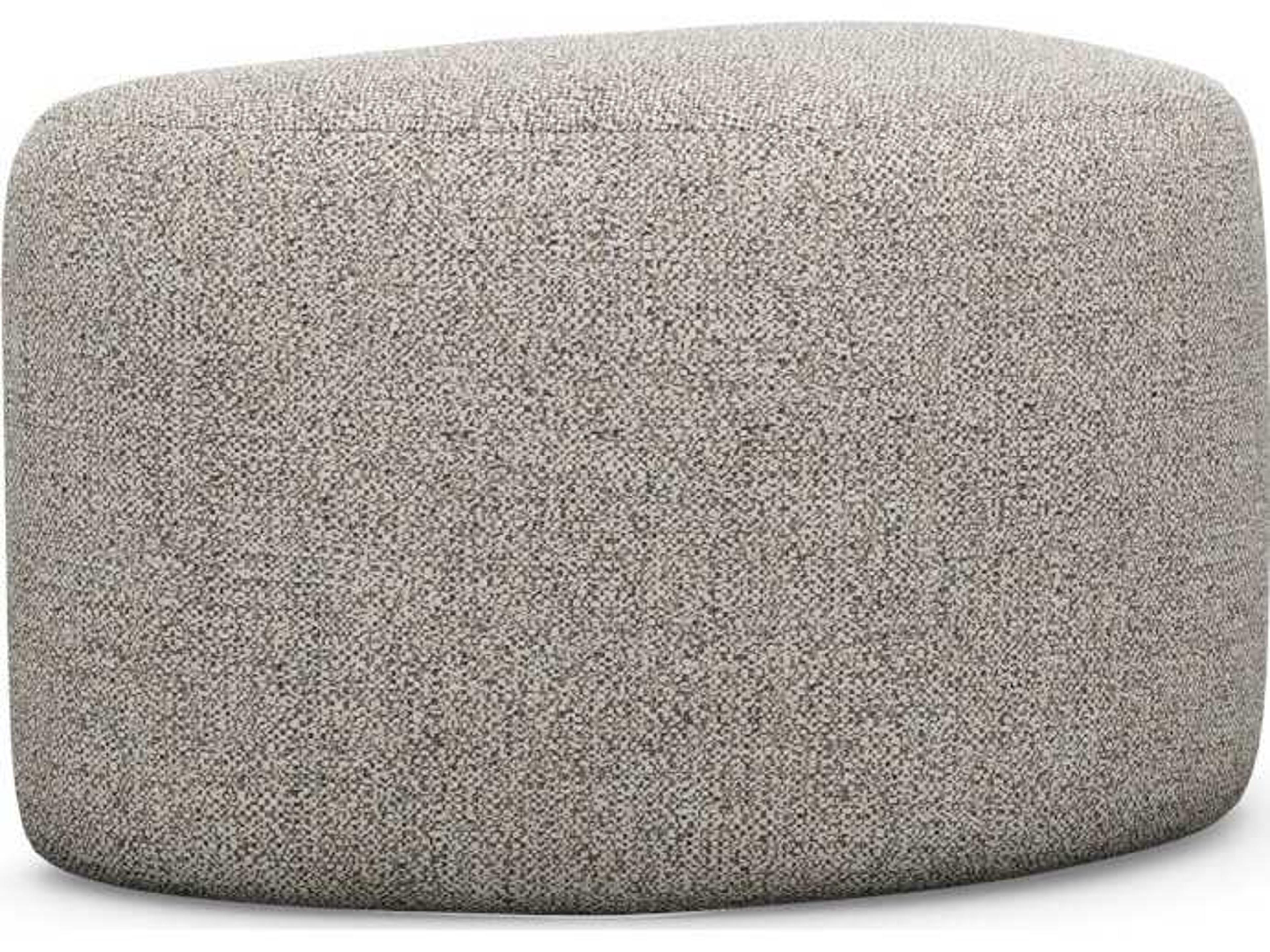 Carlisle Rock Gray Upholstered Ottoman