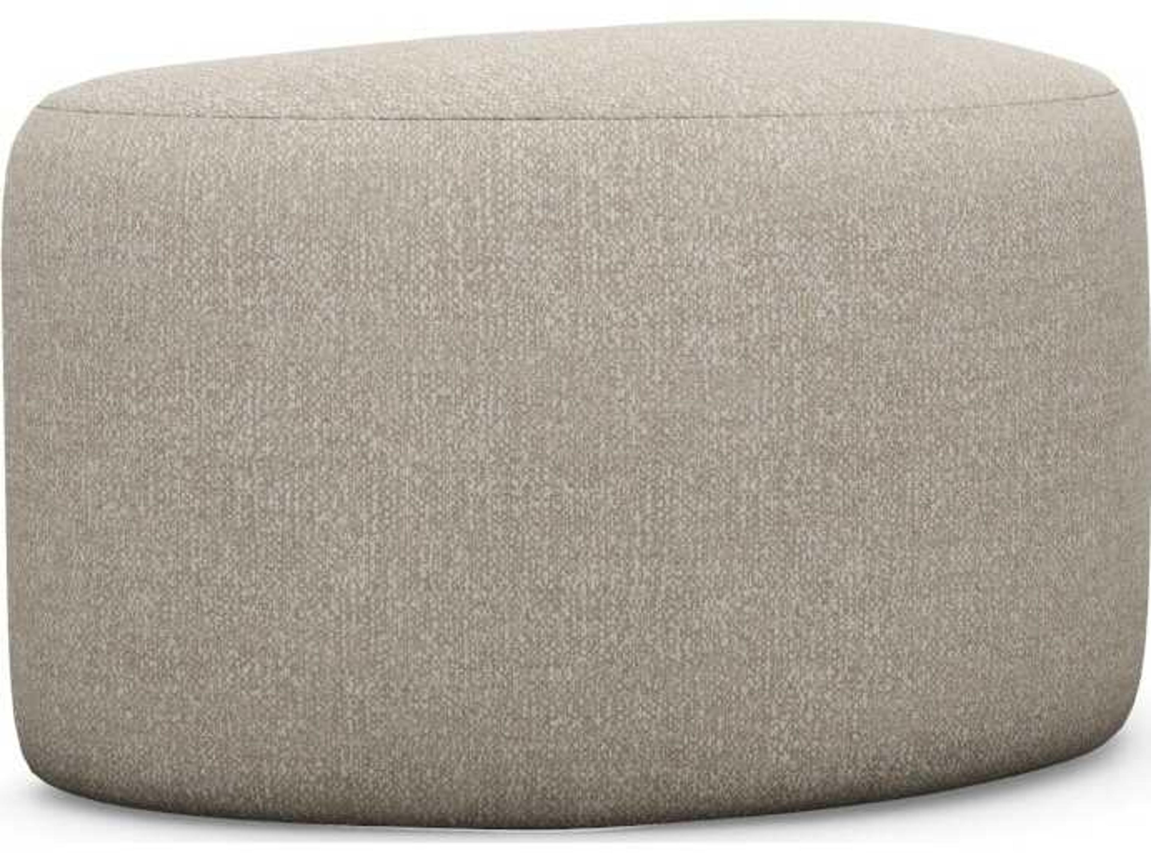 Carlisle Wheat Beige Upholstered Ottoman