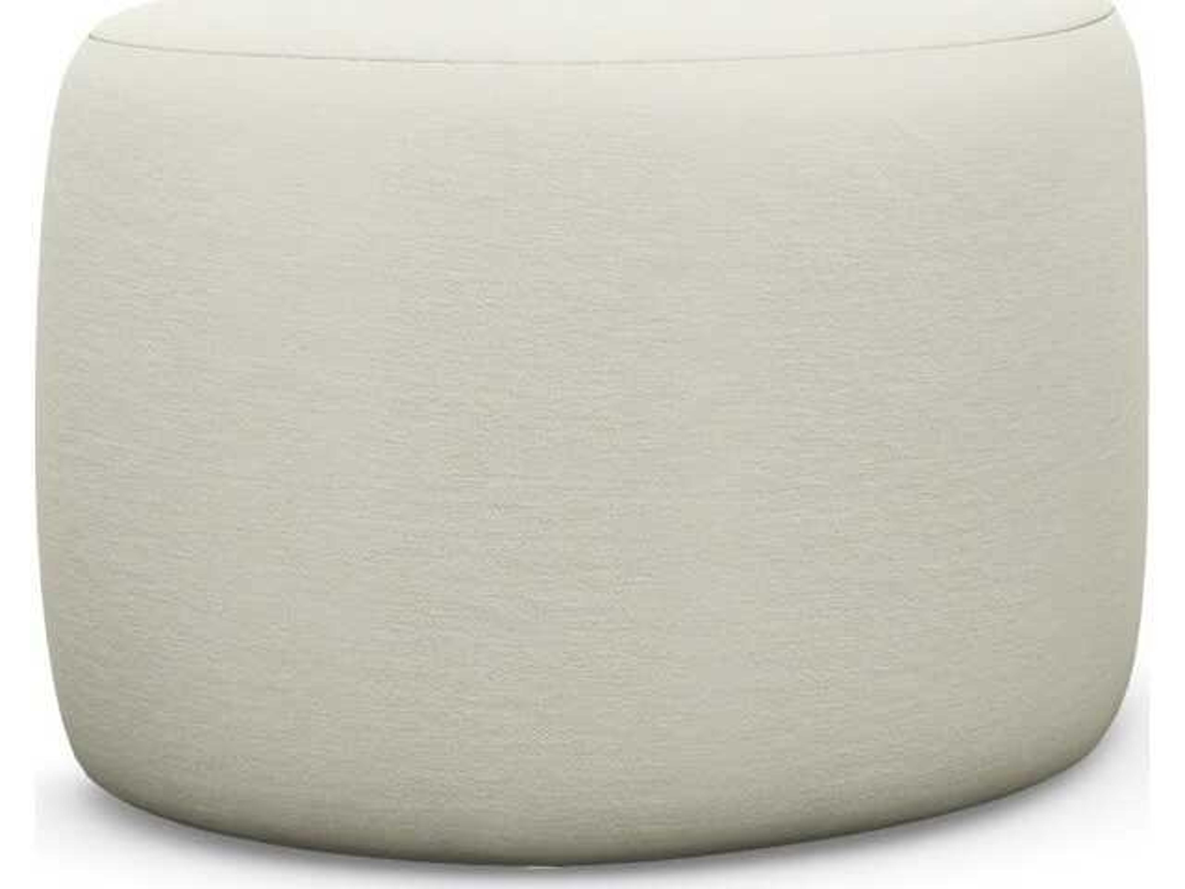 Carlisle Pure Cream Upholstered Ottoman