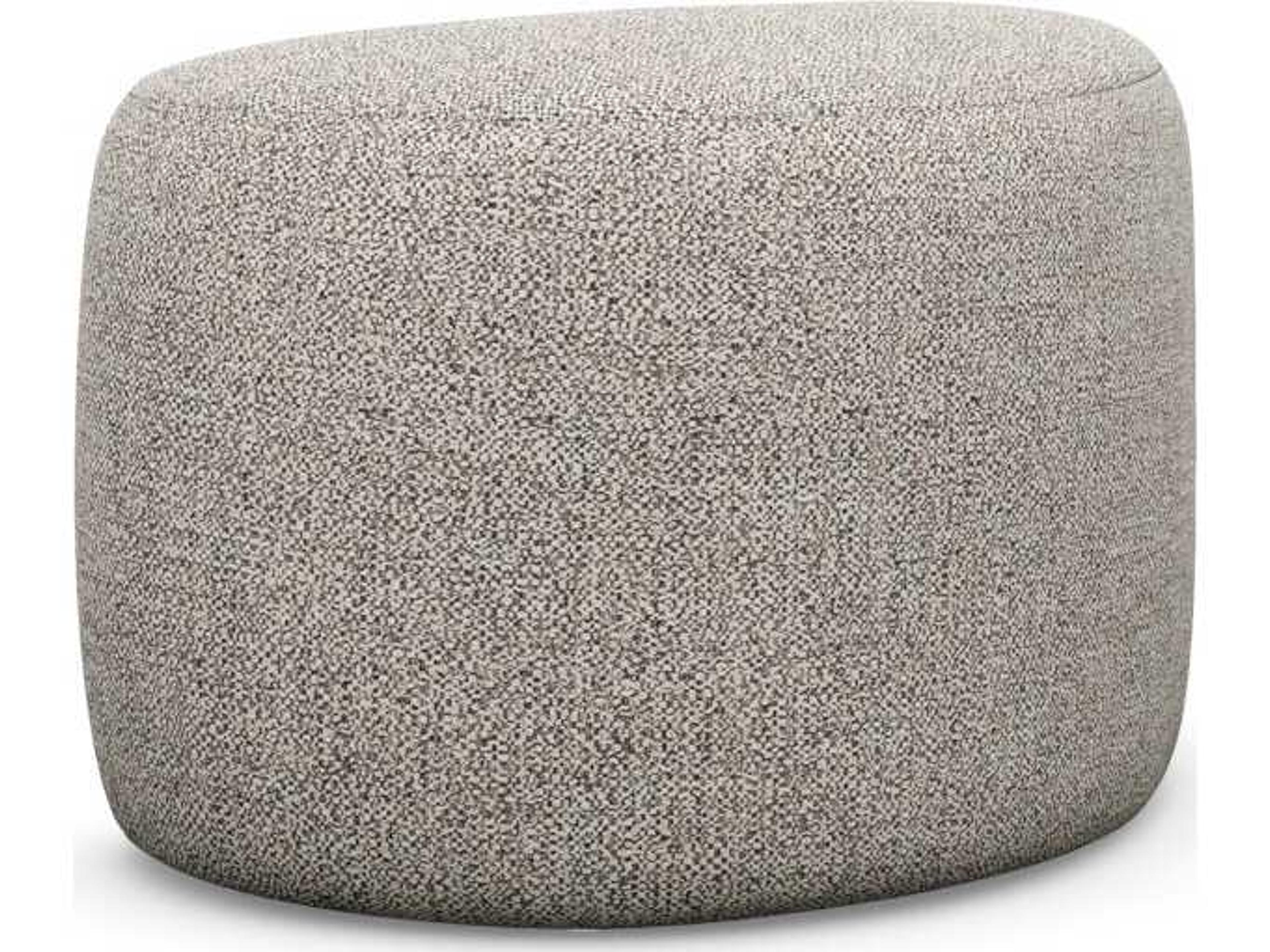 Carlisle Rock Gray Upholstered Ottoman