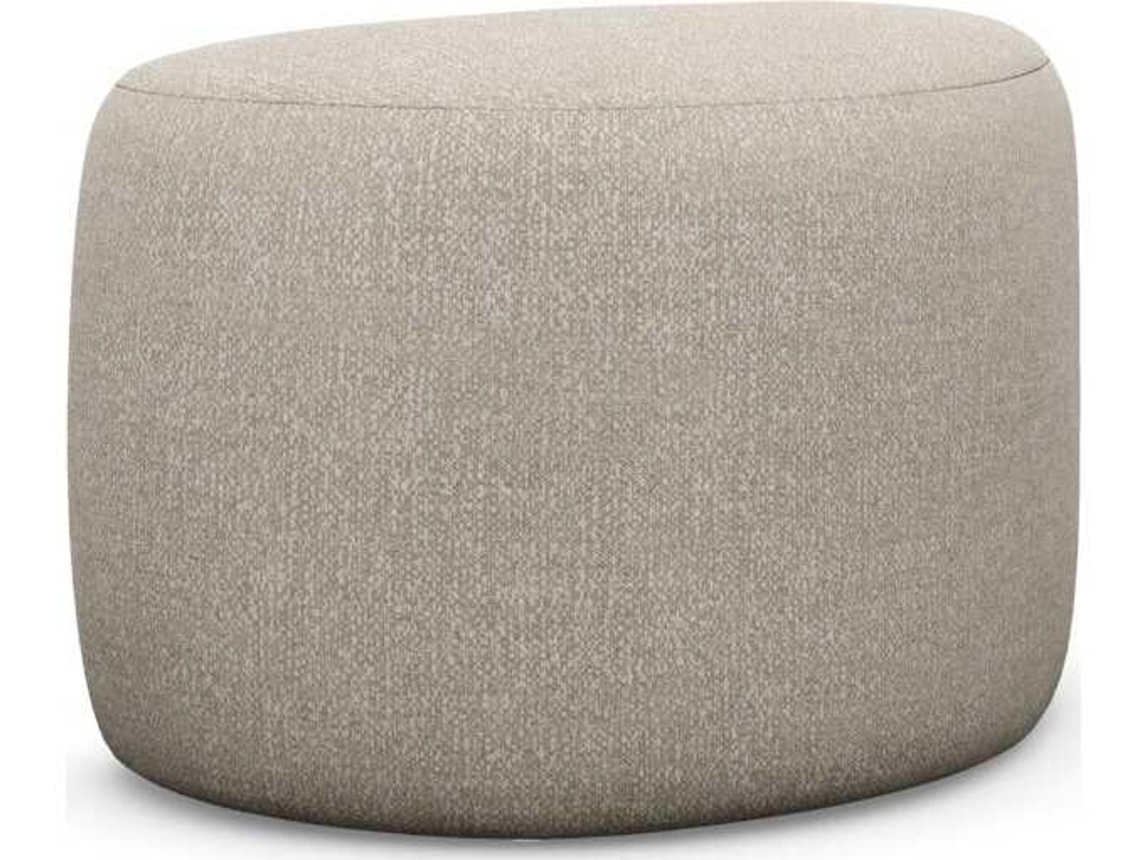 Carlisle Wheat Beige Upholstered Ottoman