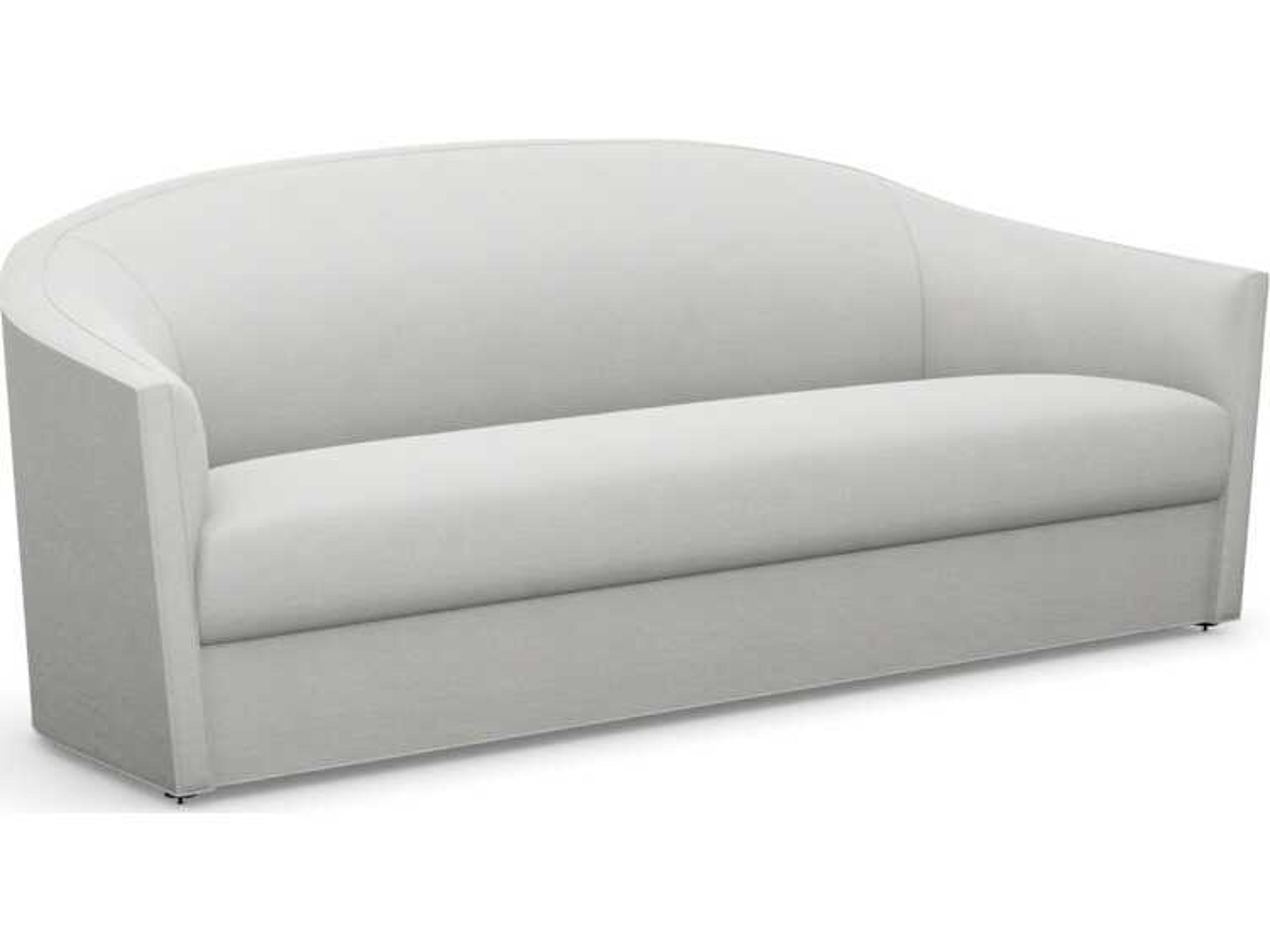 Turin Fresco White Faux Leather Sofa