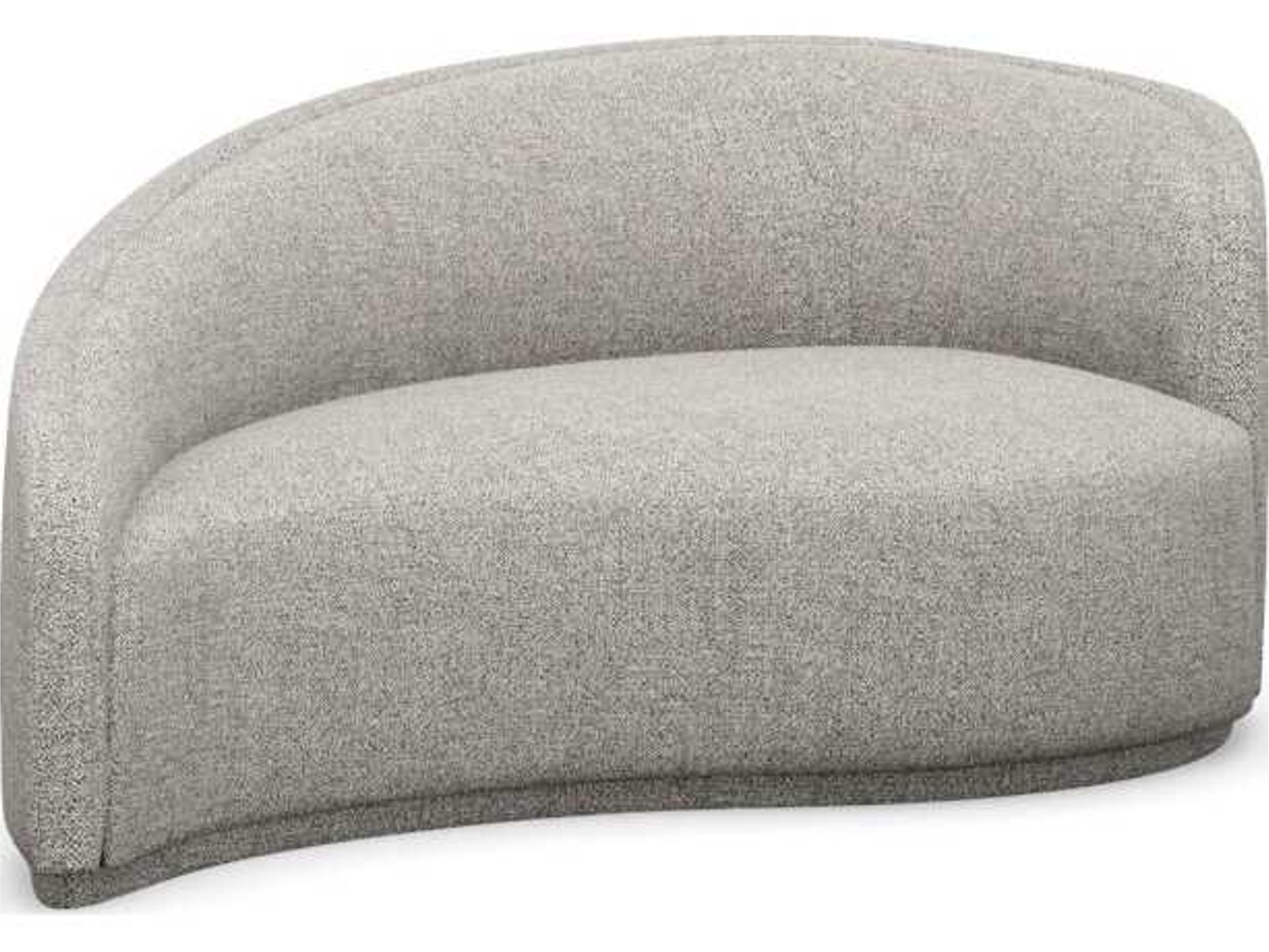 Dana Rock Gray Upholstered Chaise