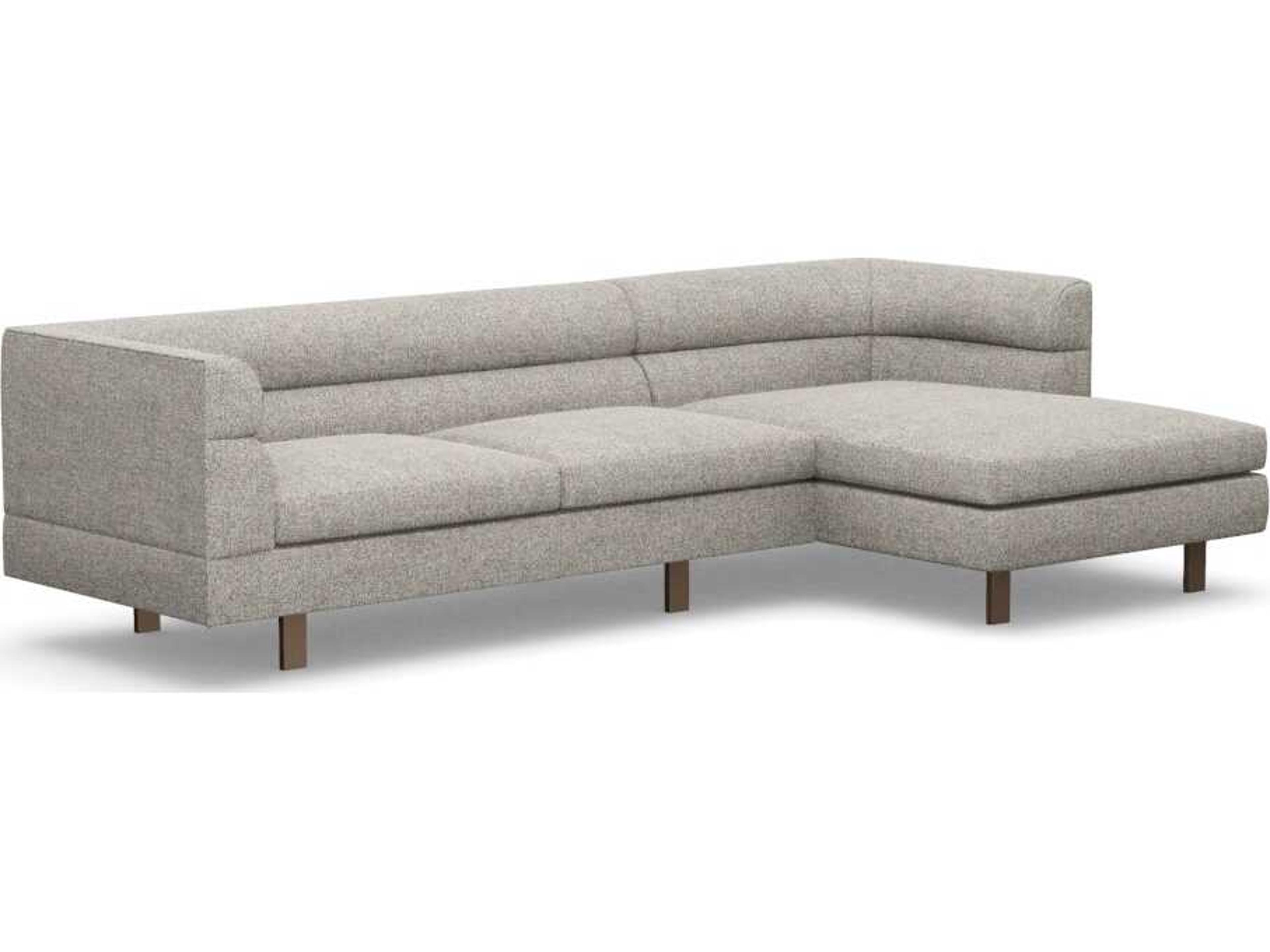 Ornette Gray Upholstered Sectional Sofa