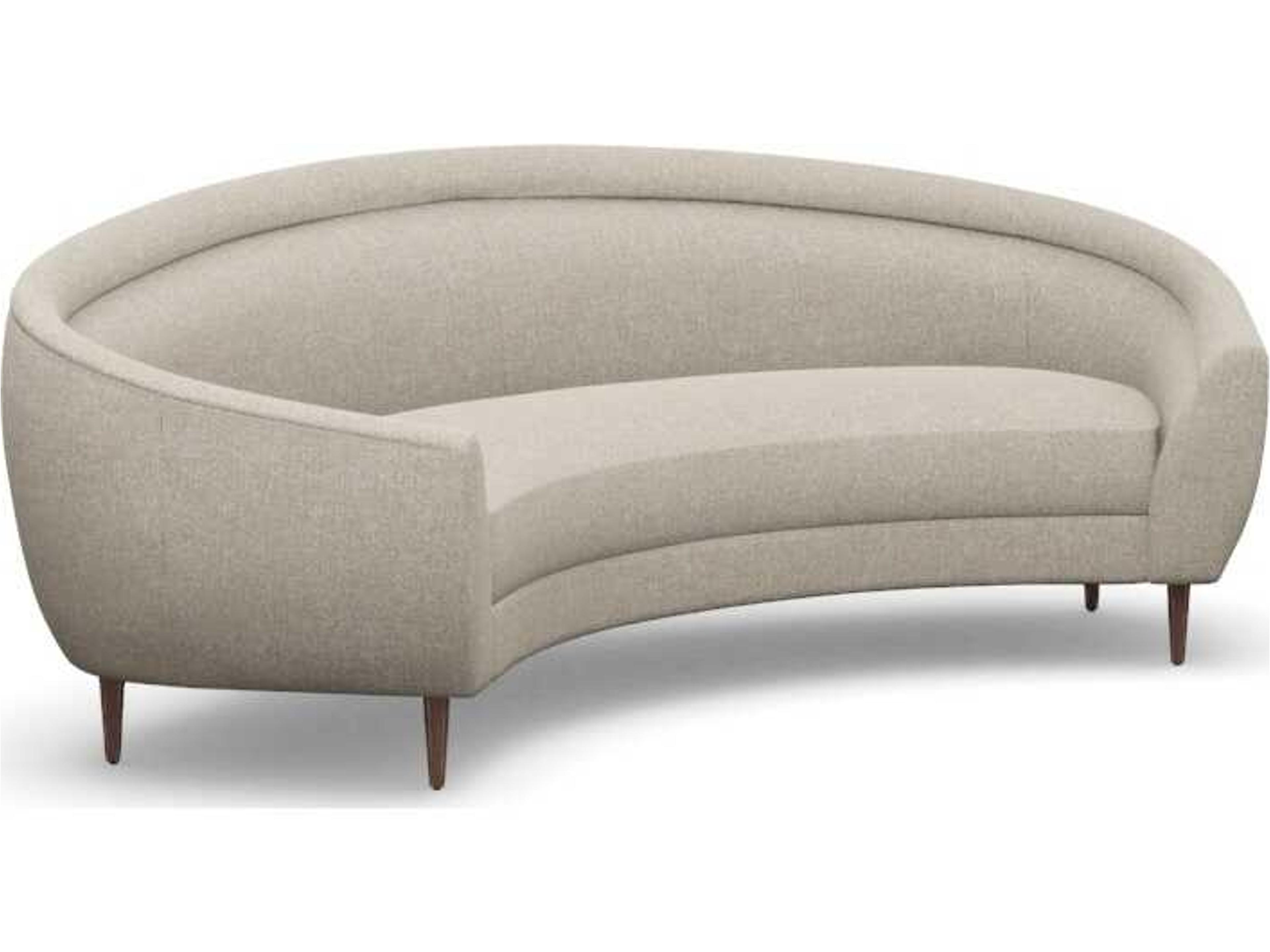 Capri Wheat Light Grey Beige Upholstered Sofa