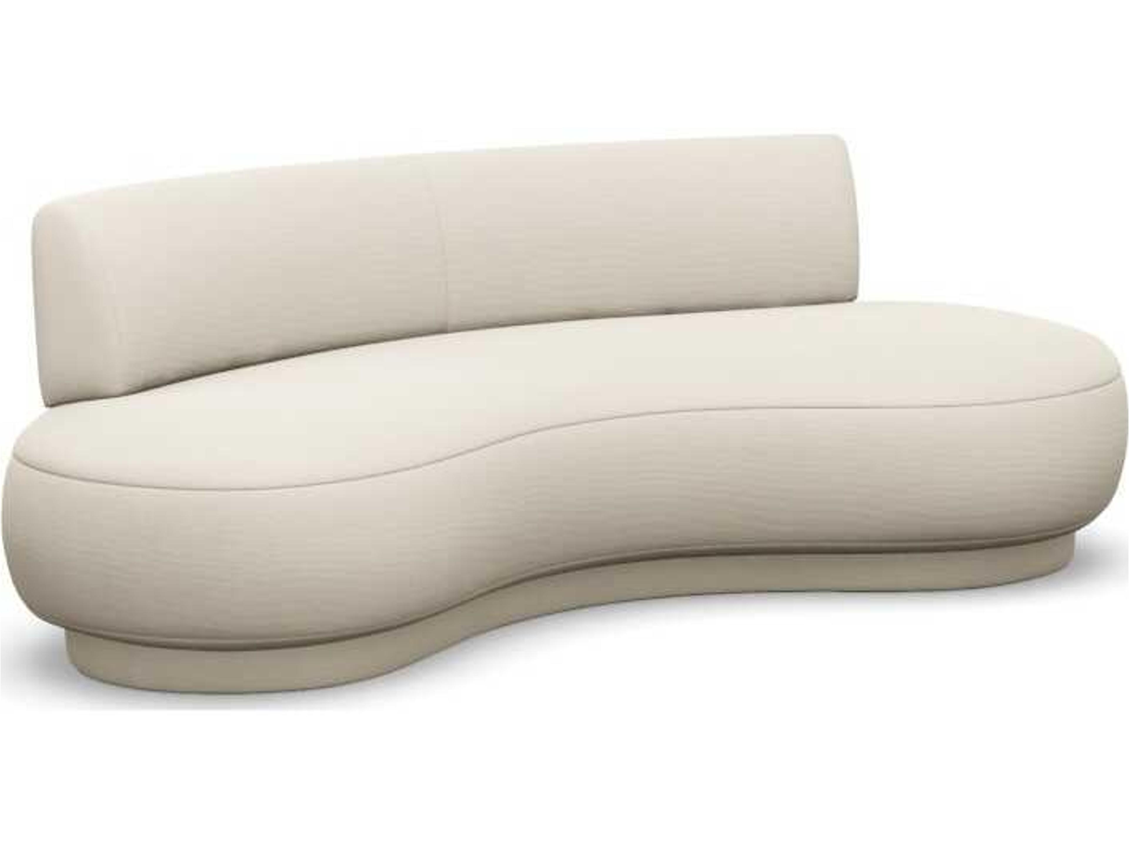 Nuage Pearl White Upholstered Sofa