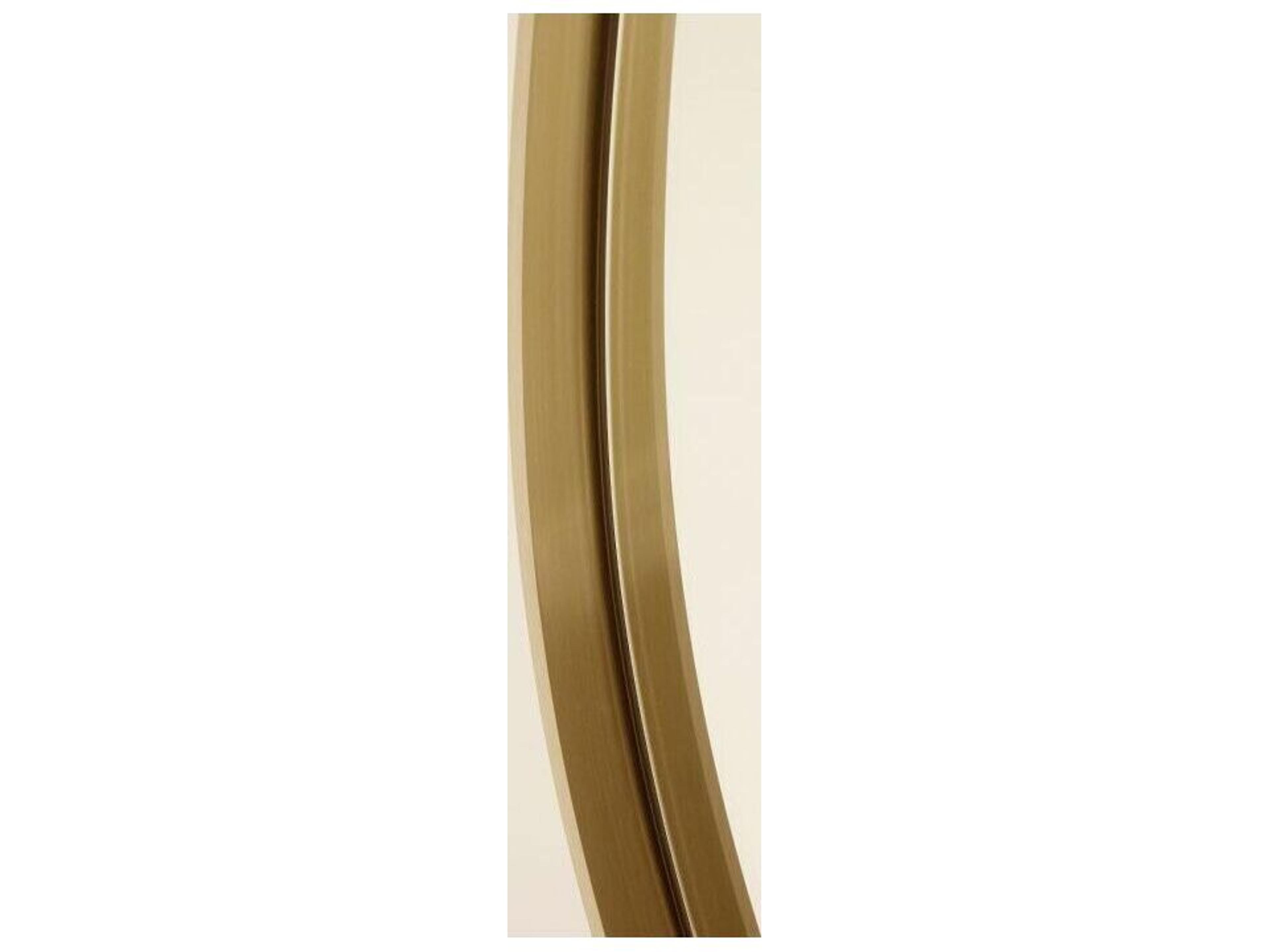 Interlude Home Aalina Brushed Brass Wall Mirror Oval