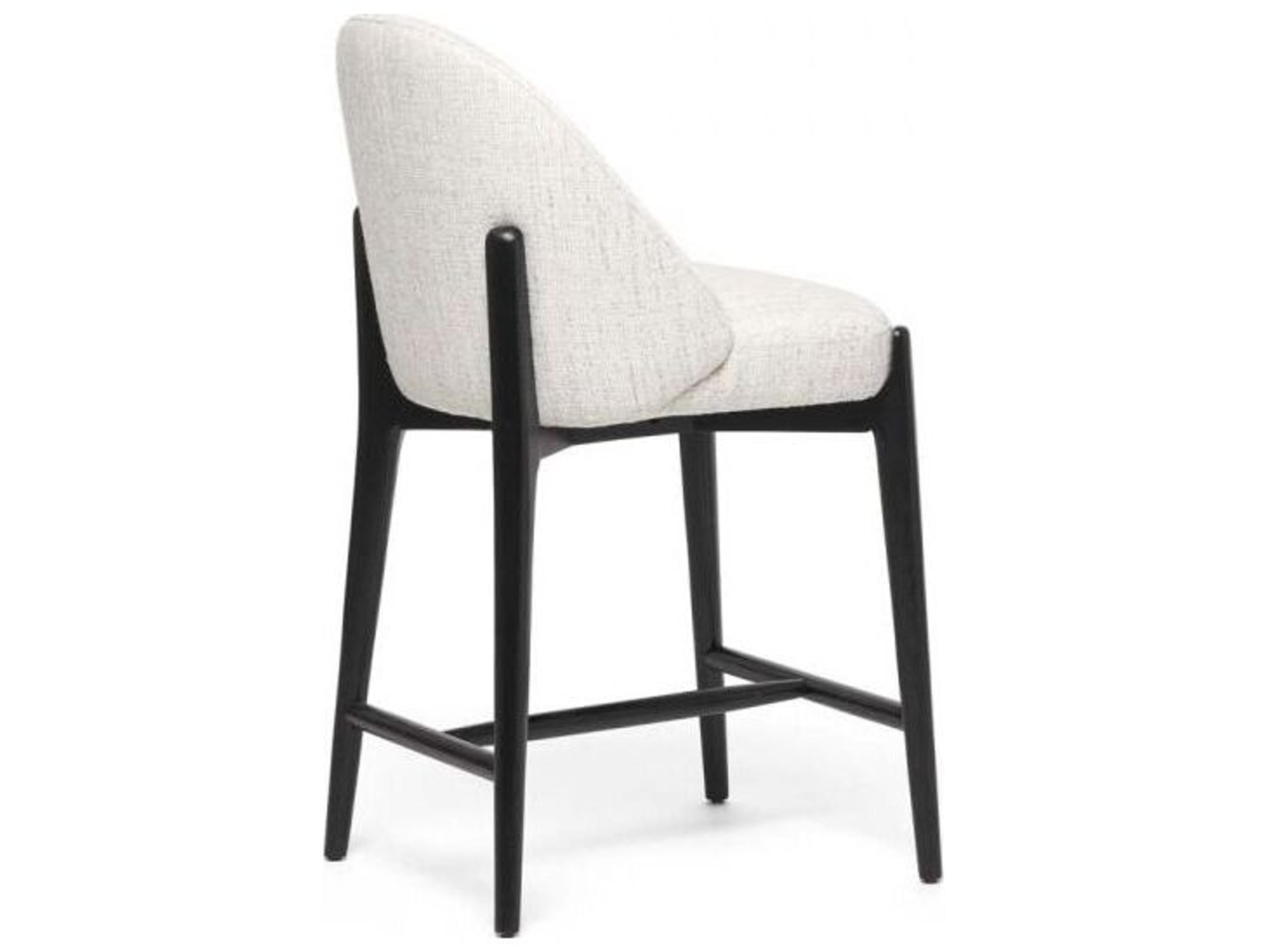 Interlude Home Oakley Counter Stool - Matte Black