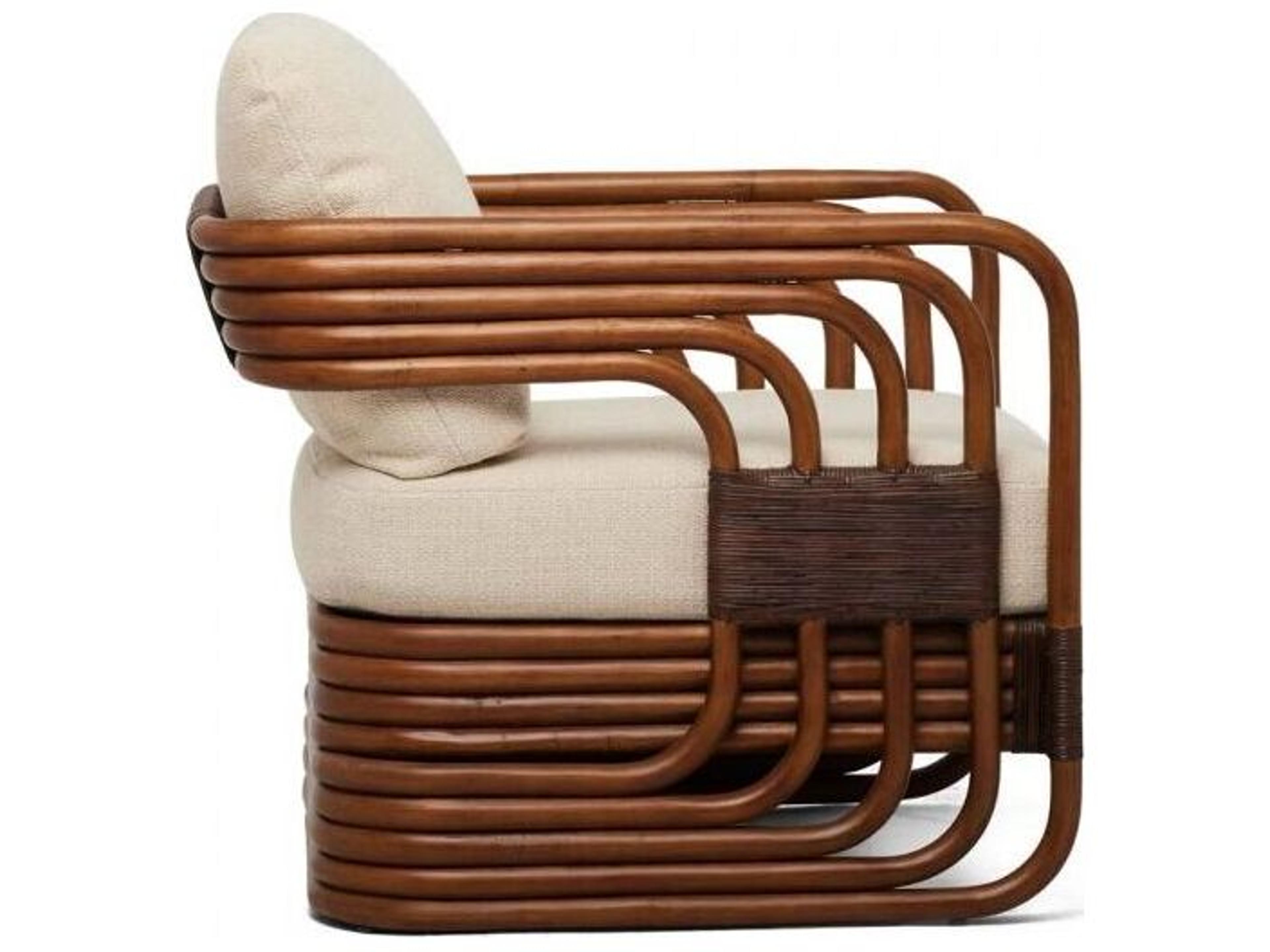 Interlude Home Orchid Lounge Chair - Antique Brown