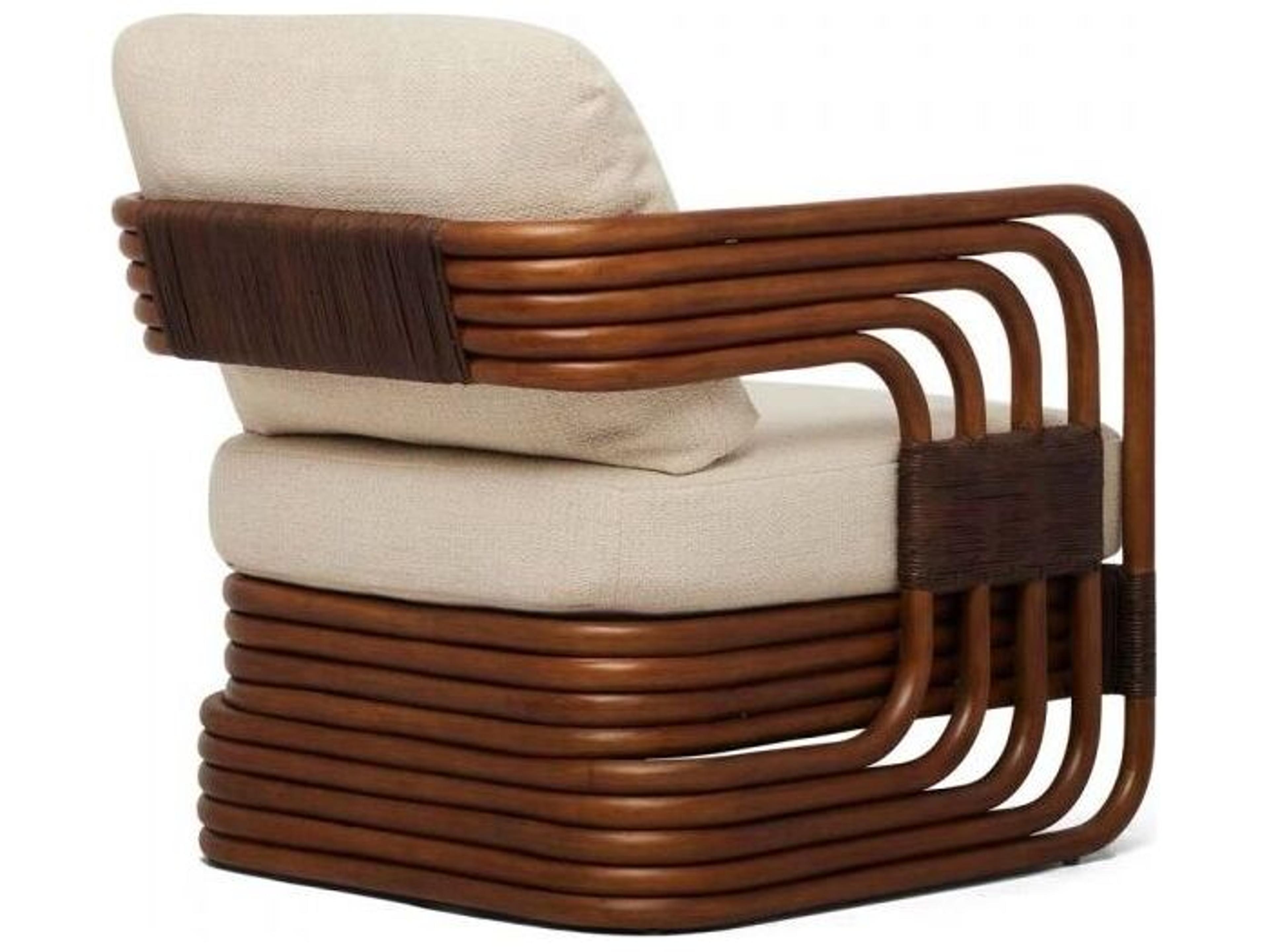 Interlude Home Orchid Lounge Chair - Antique Brown