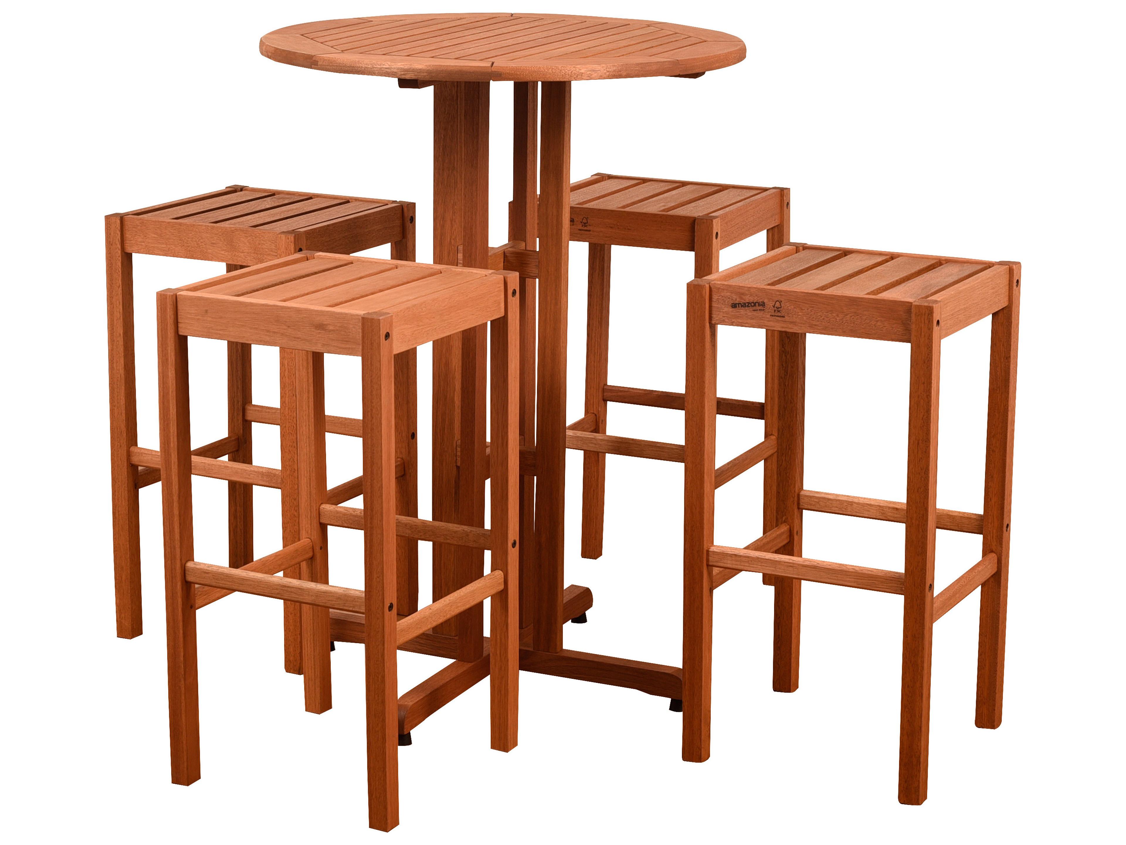 International Home Miami Amazonia Westerdam 5 Piece Bar Set