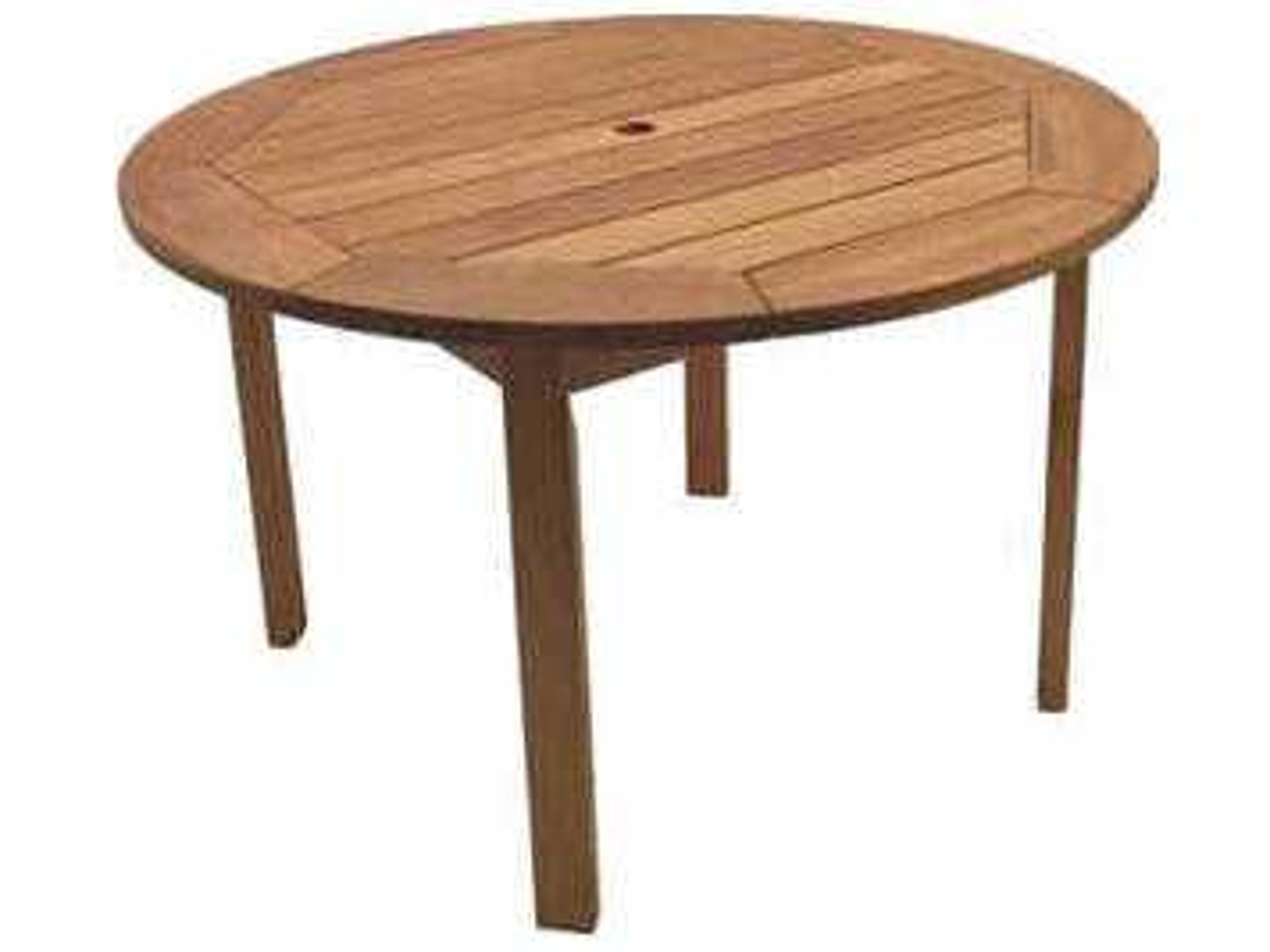 International Home Miami Amazonia Eucalyptus Round Five piece Patio Dining Set