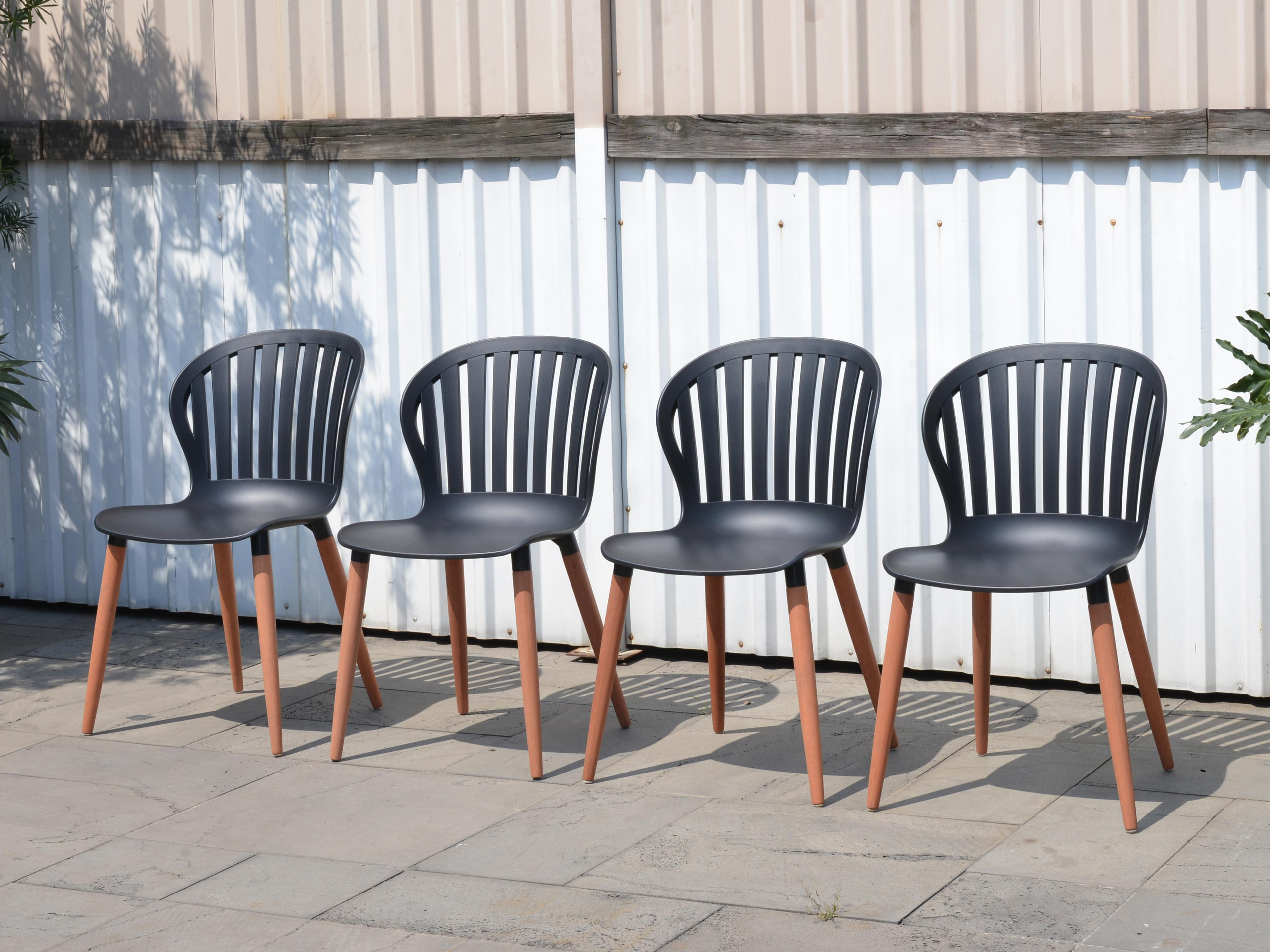 International Home Miami Amazonia Wood Outdoor Dining Set