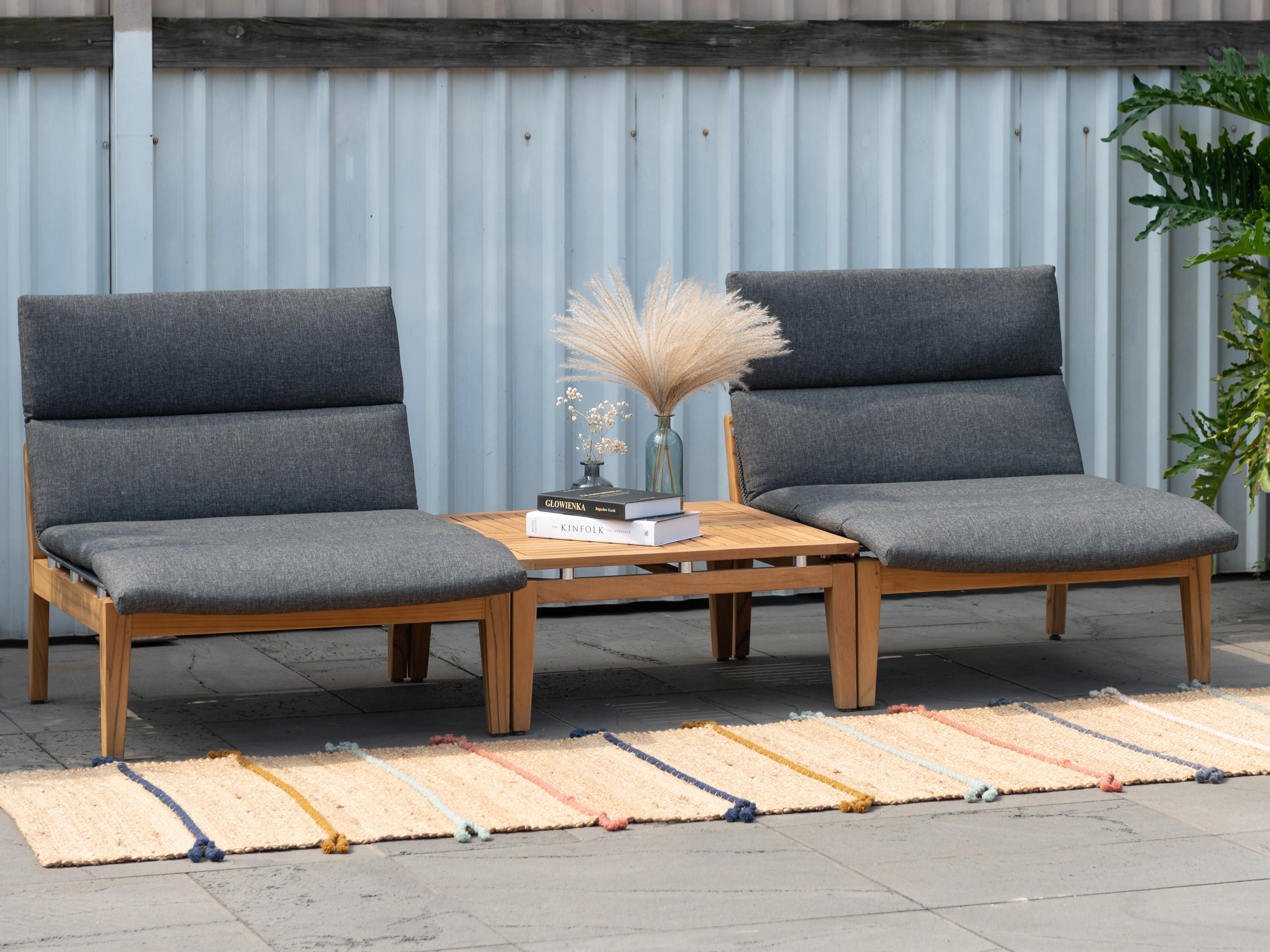 Amazonia Teak Patio Lounge Set