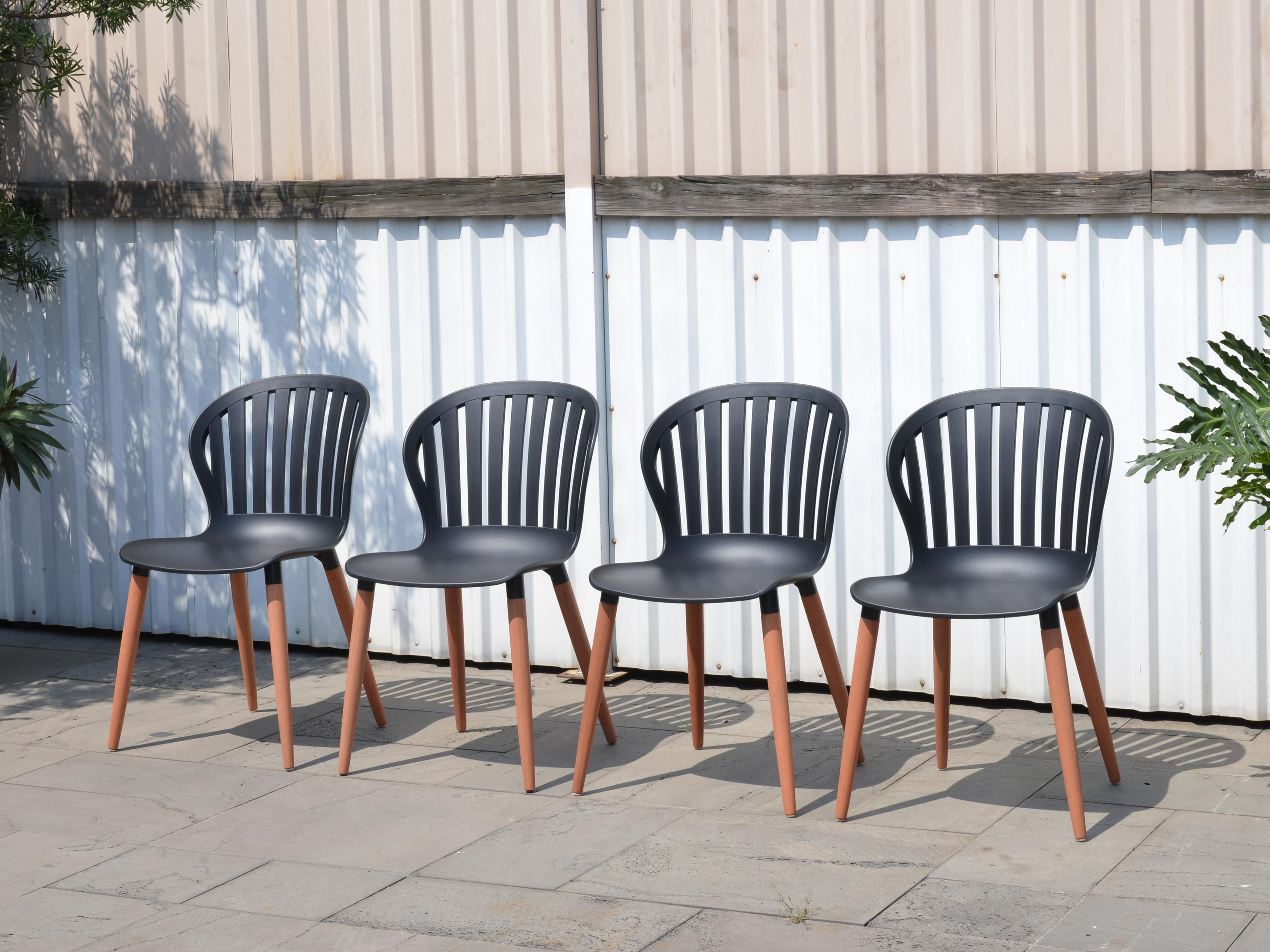 International Home Miami Amazonia Teak Outdoor Patio Dining Set