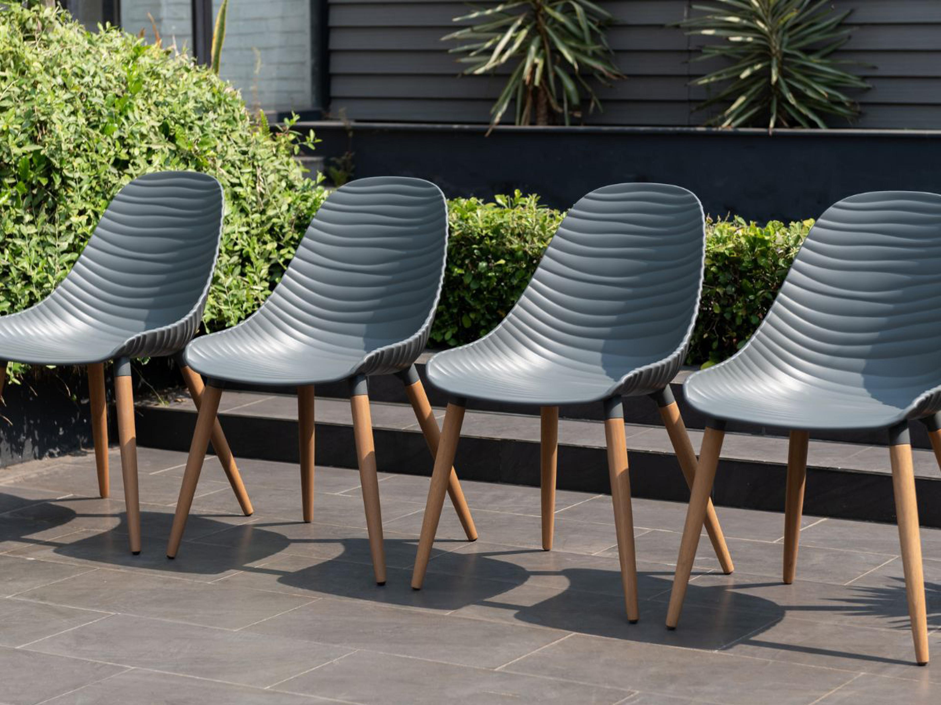 International Home Miami Amazonia Teak Patio Dining Set