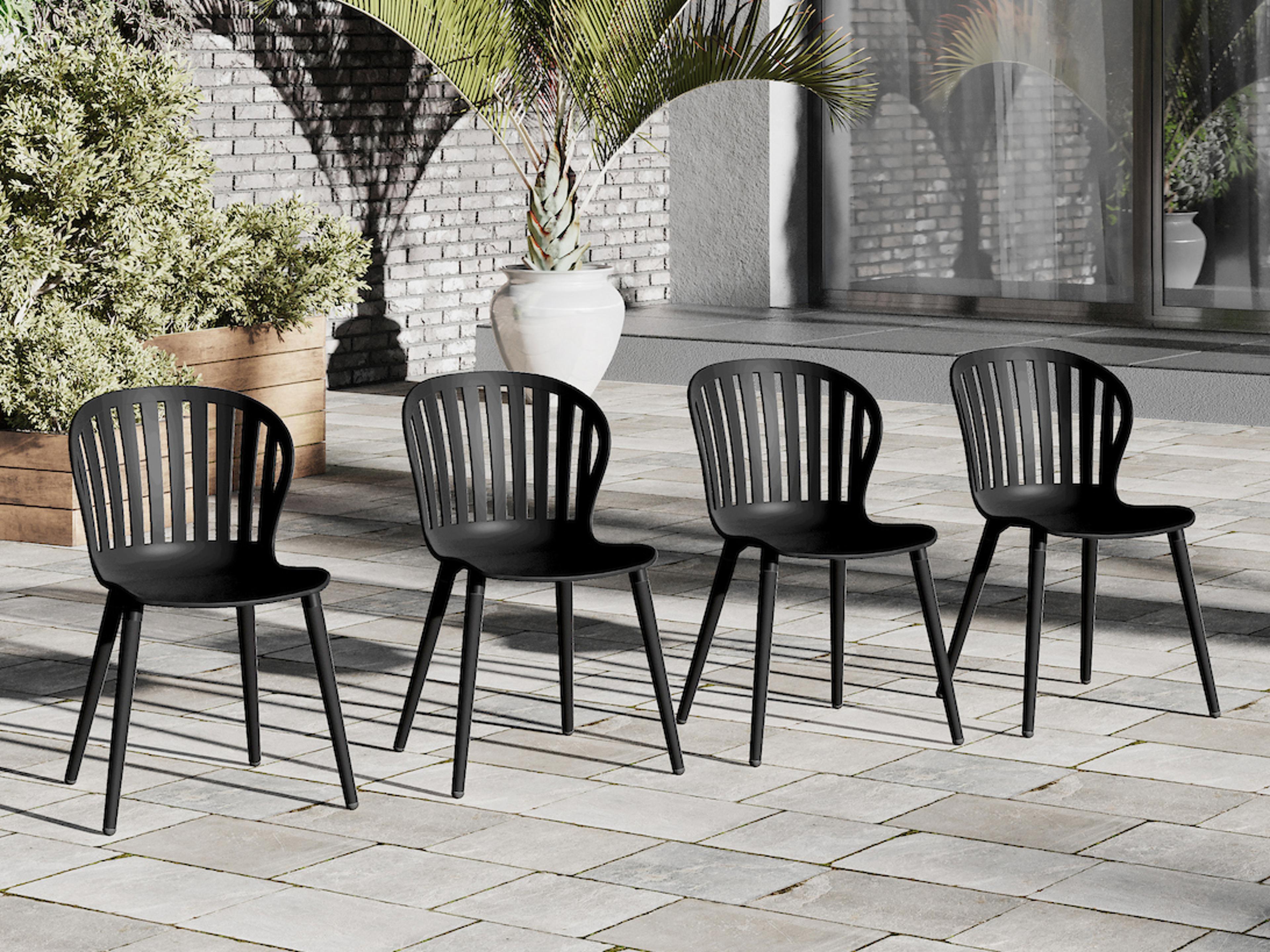 International Home Miami Amazonia Wood Outdoor Patio Dining Set