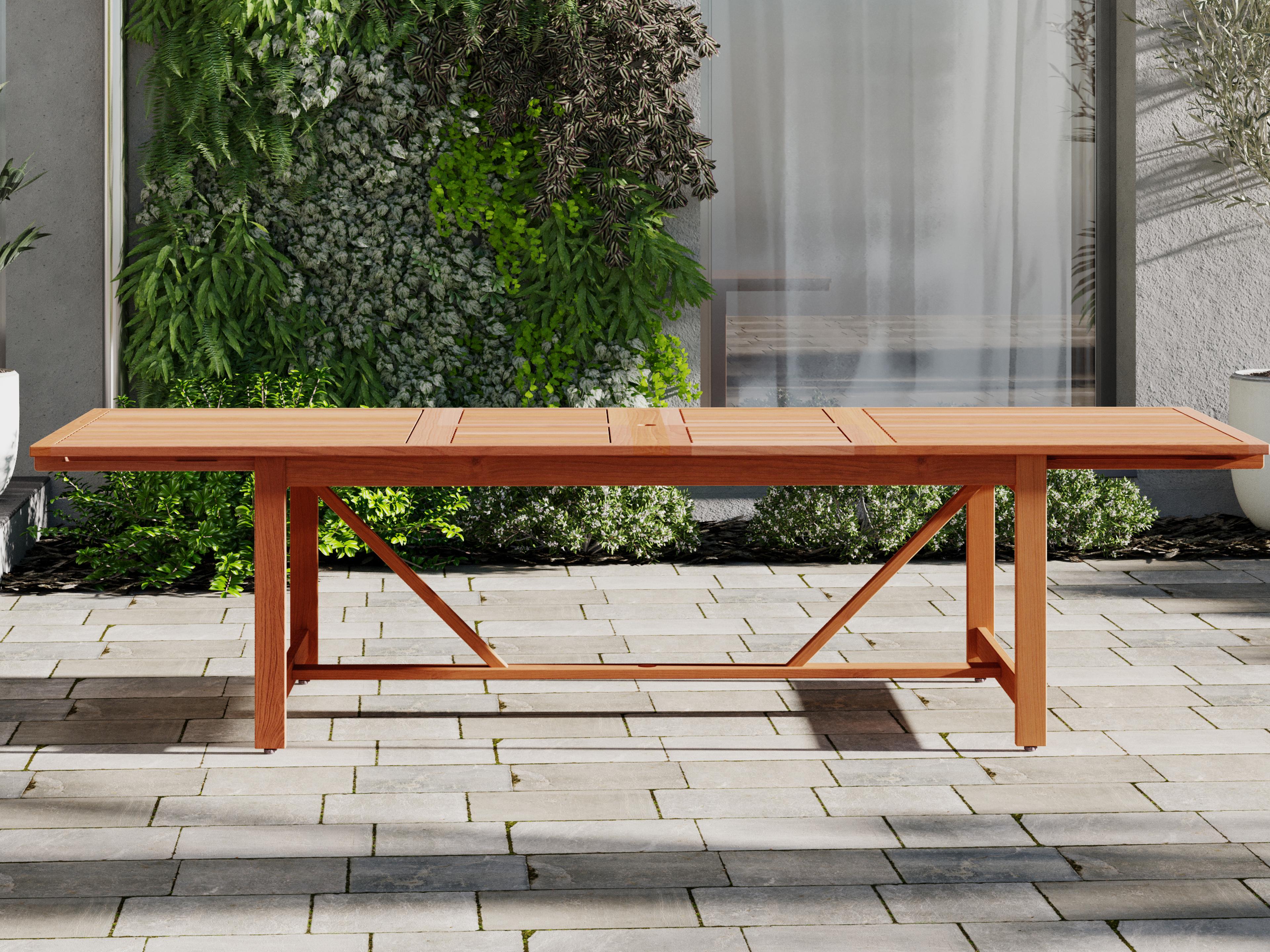 International Home Miami Amazonia Wood Outdoor Dining Set