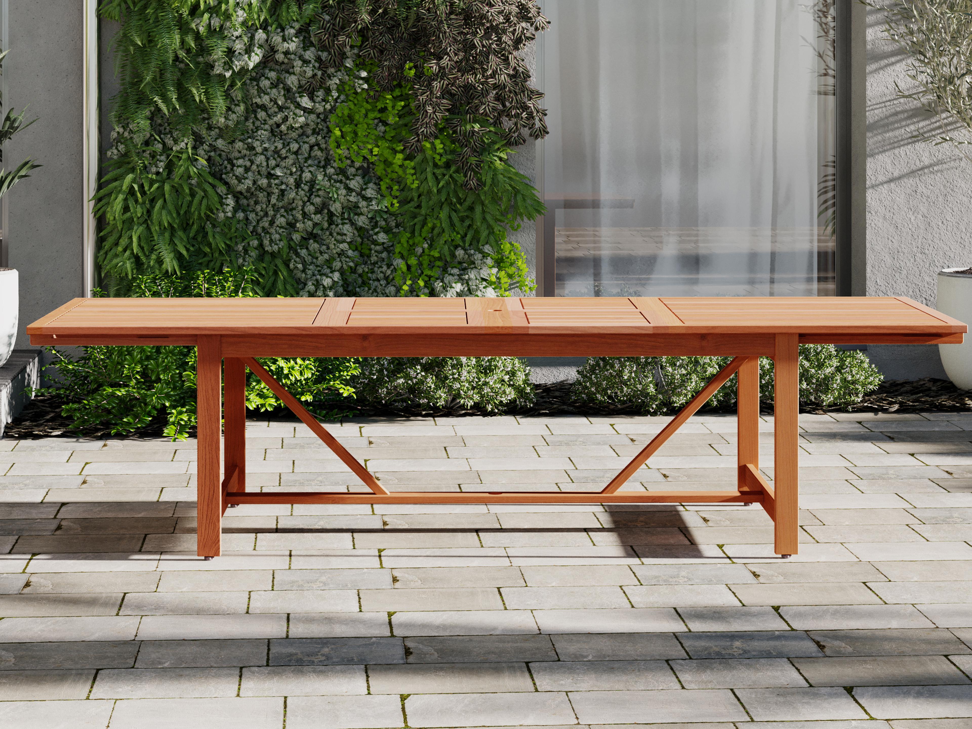 International Home Miami Amazonia Wood Outdoor Patio Dining Set