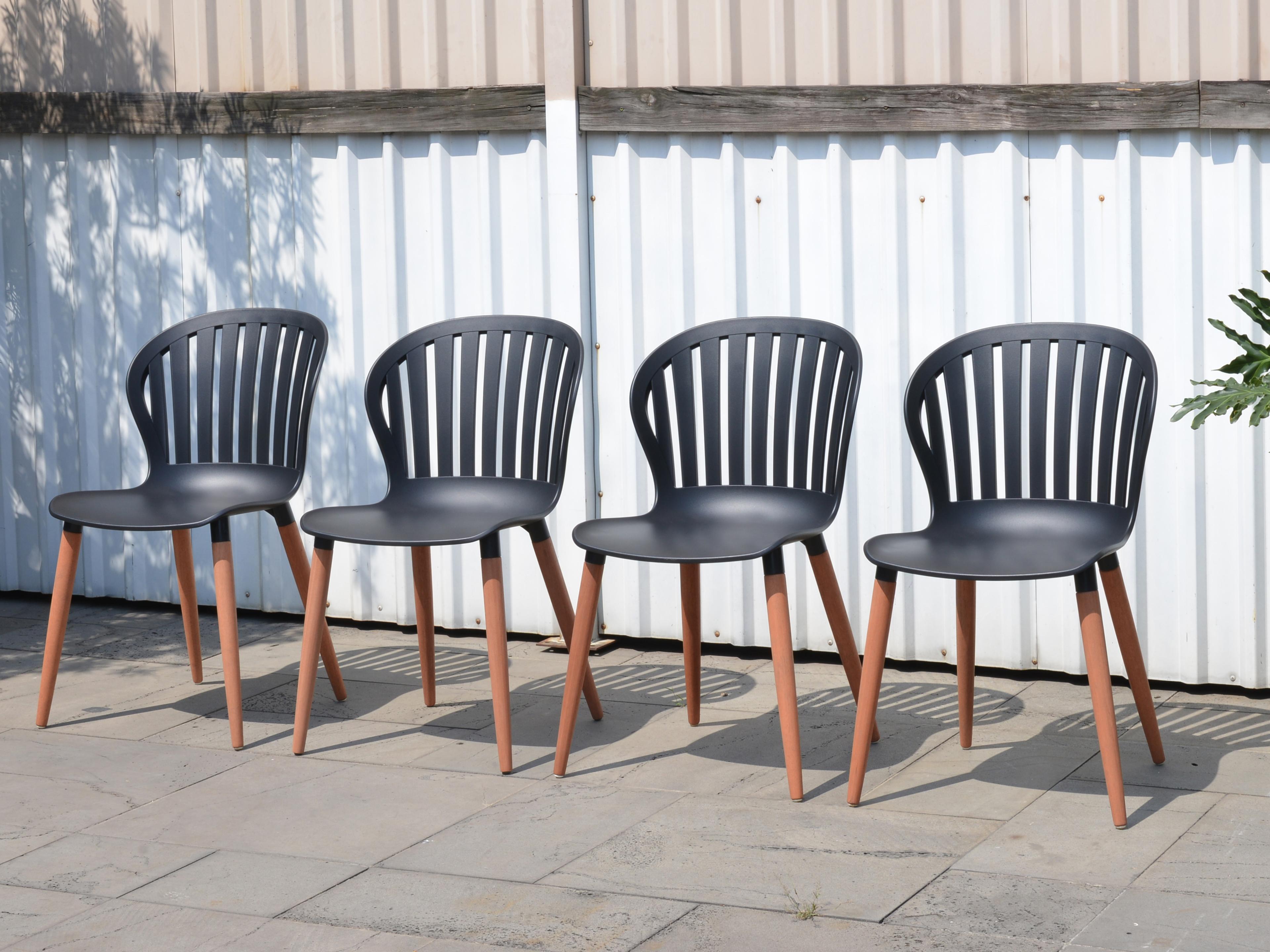 International Home Miami Amazonia Wood Outdoor Patio Dining Set