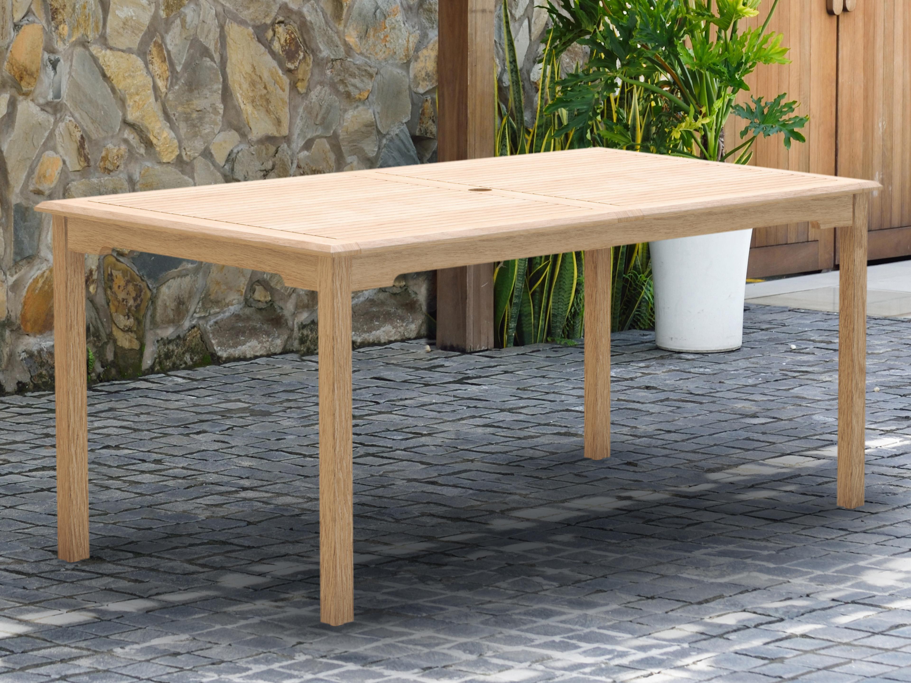 International Home Miami Amazonia Teak Outdoor Dining Set