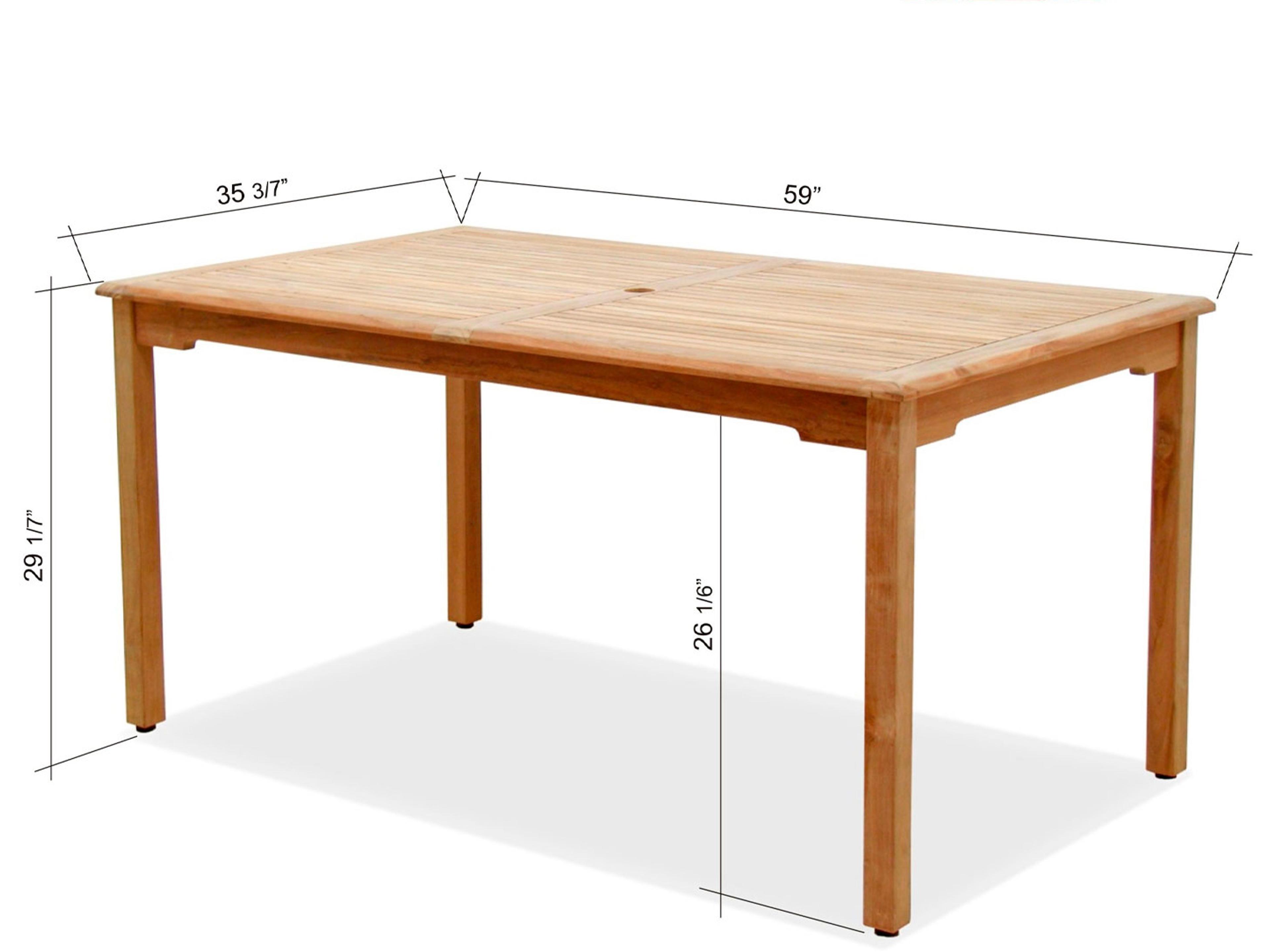 International Home Miami Amazonia Teak Outdoor Dining Set