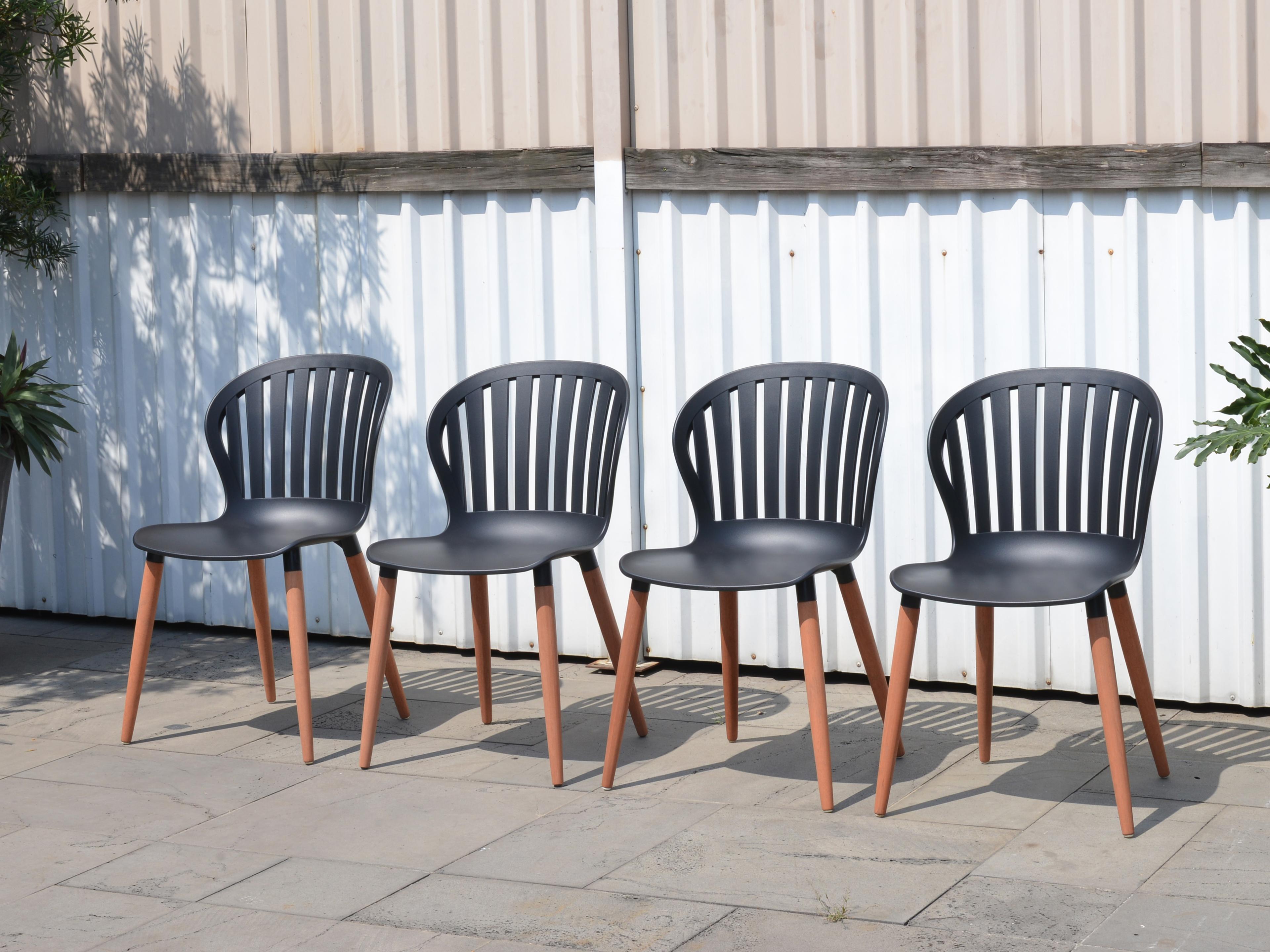 International Home Miami Amazonia Teak Outdoor Patio Dining Set