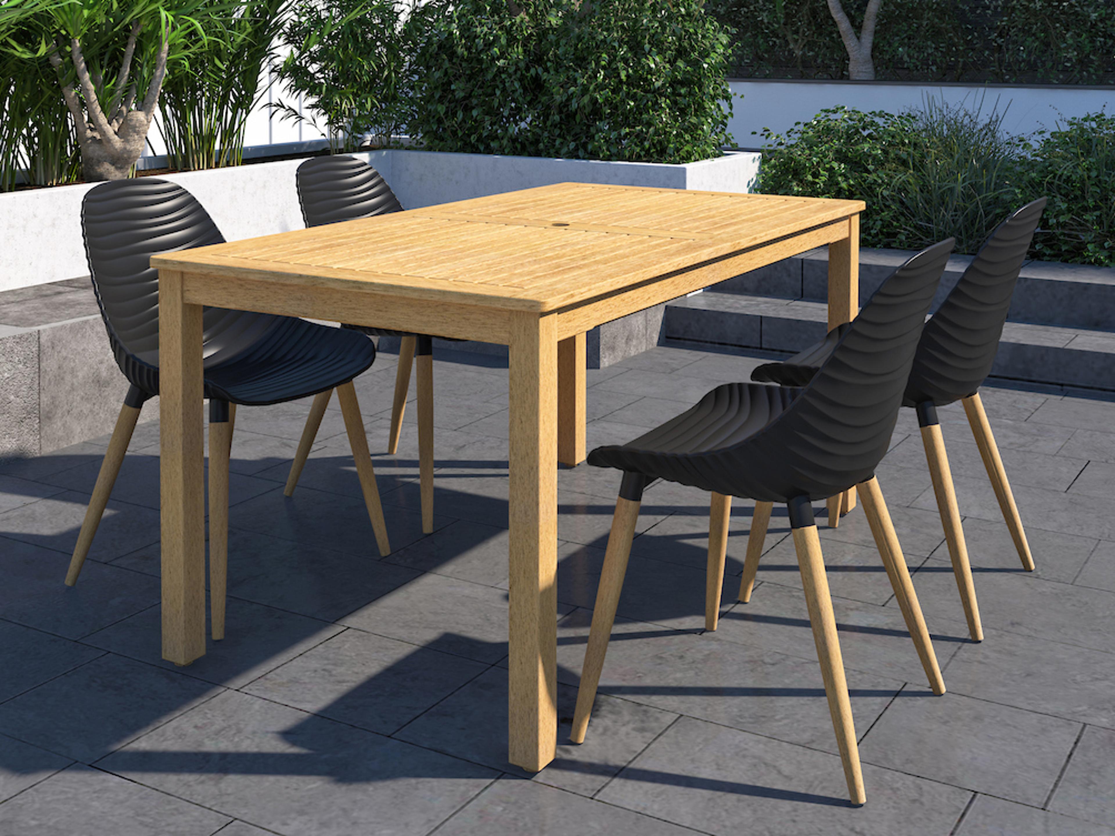 Amazonia Teak Outdoor Patio Dining Set