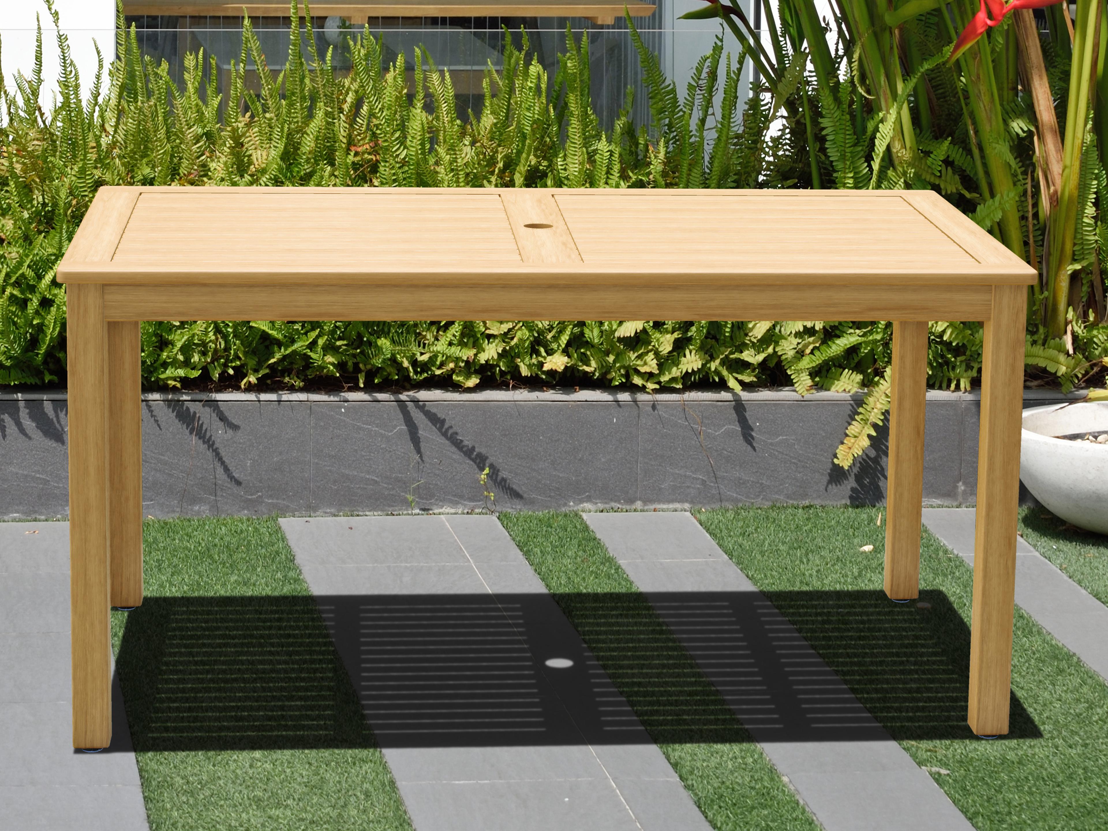 International Home Miami Amazonia Teak Patio Dining Set