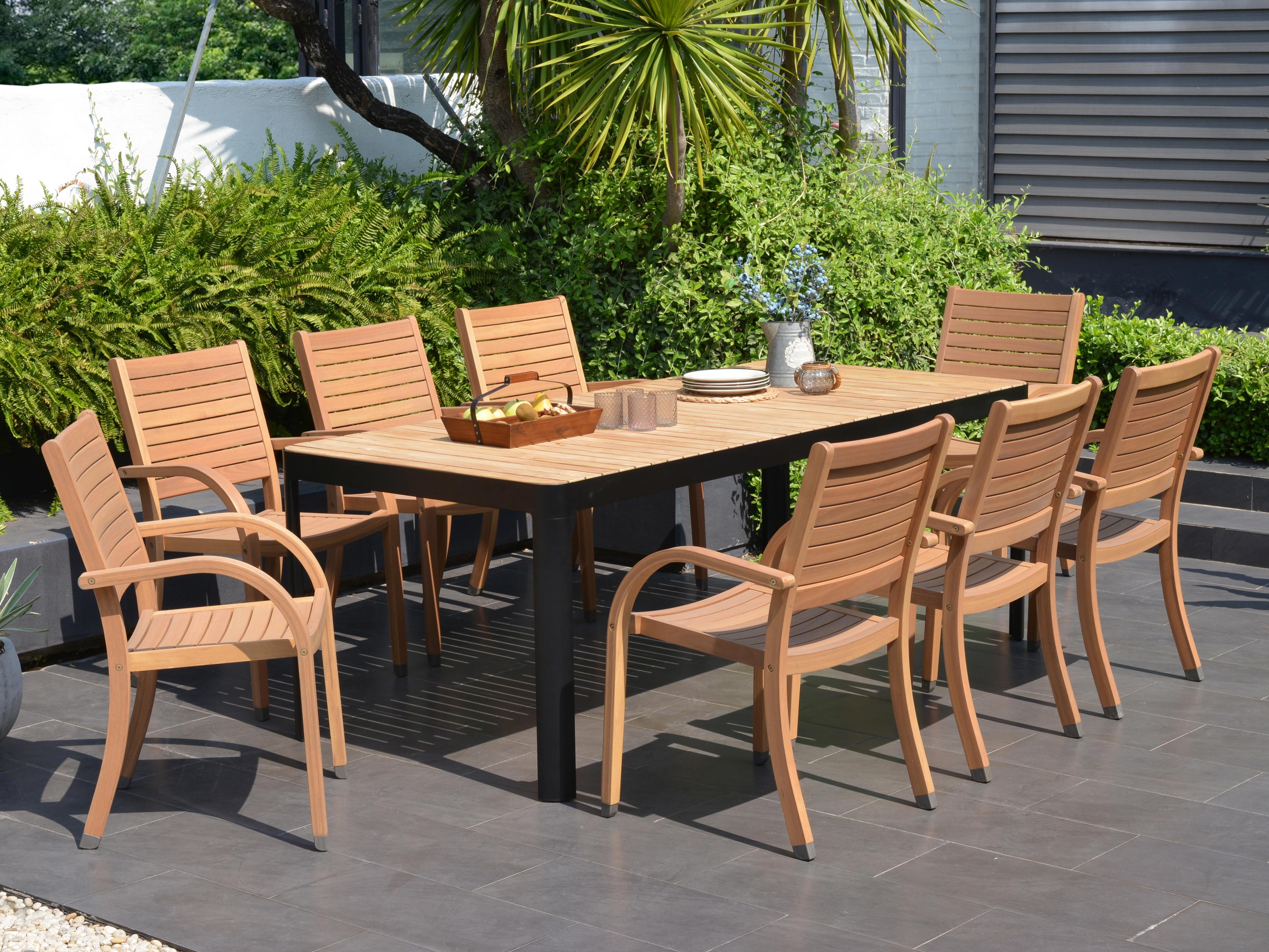 Amazonia Teak Patio Dining Set