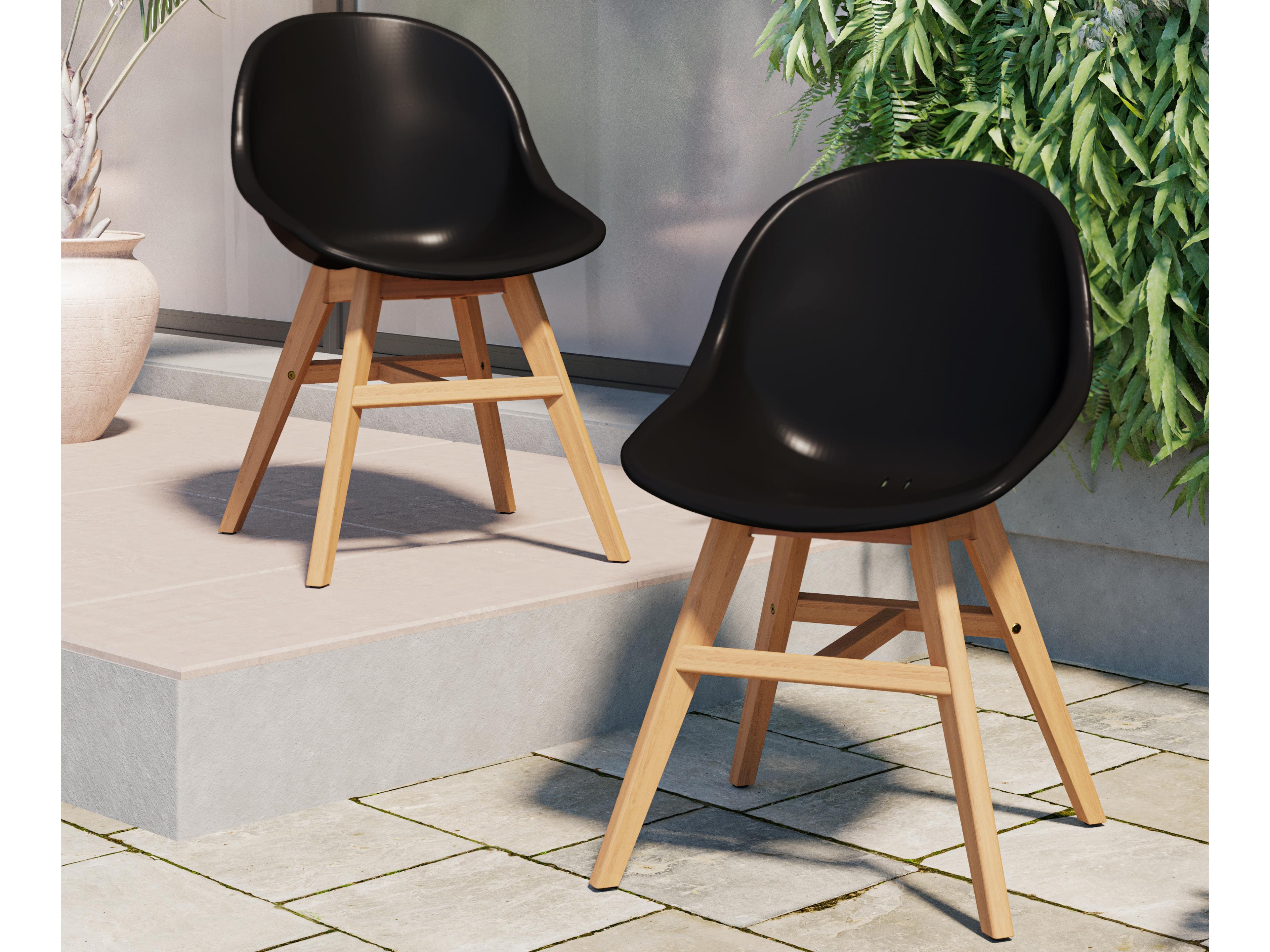 International Home Miami Amazonia Teak Outdoor Dining Set