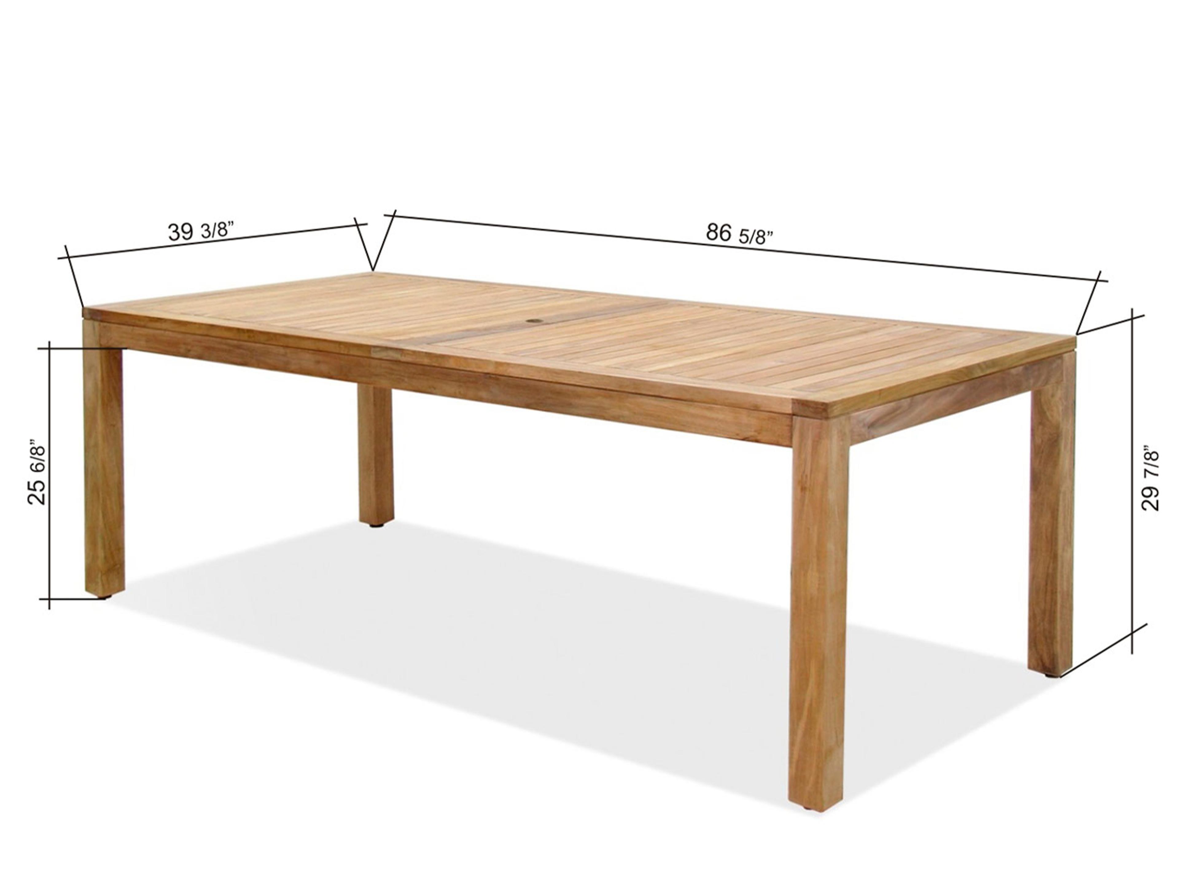 International Home Miami Amazonia Teak Patio Dining Set