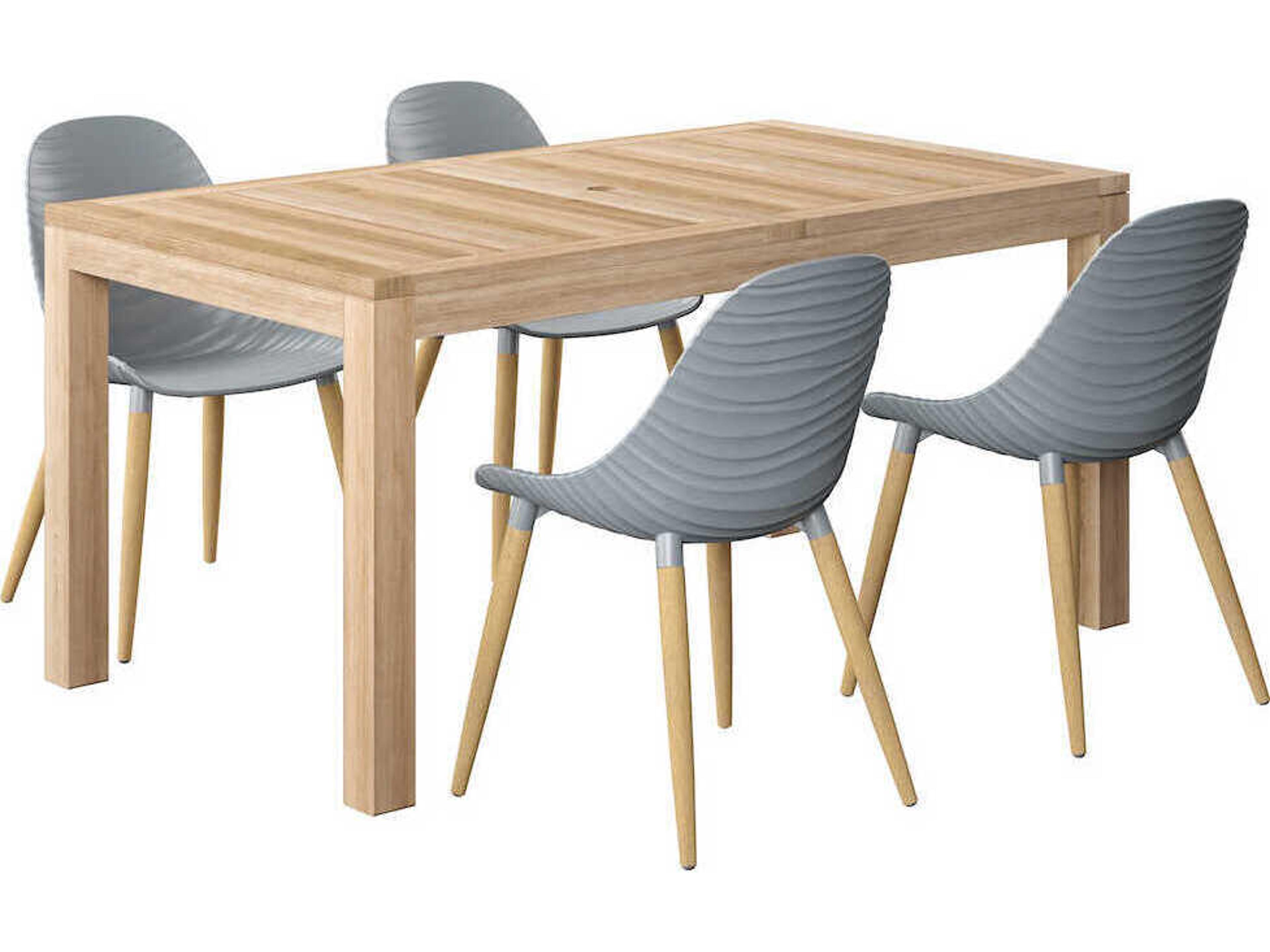 International Home Miami Amazonia Teak Outdoor Dining Set