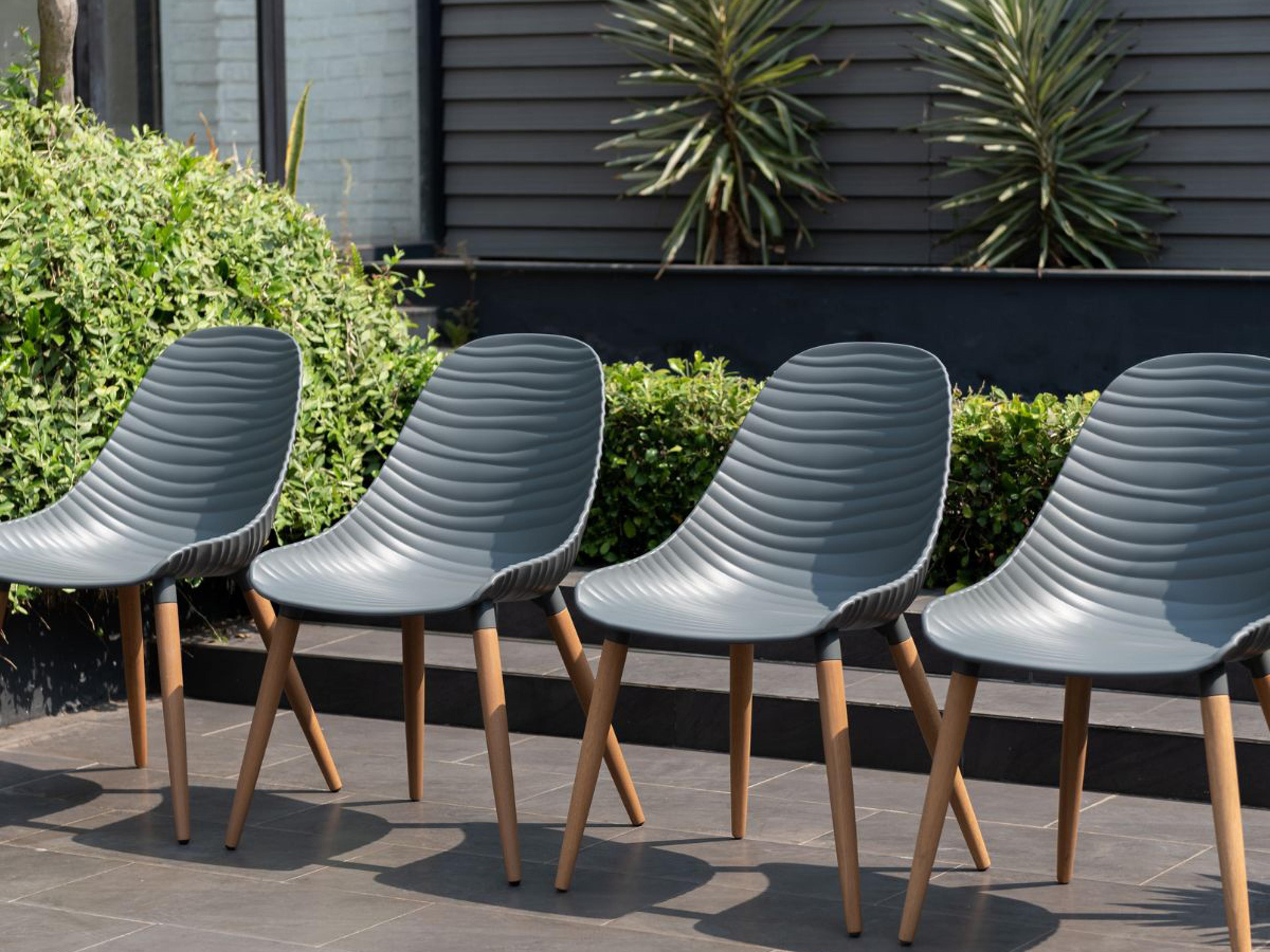 International Home Miami Amazonia Teak Outdoor Dining Set