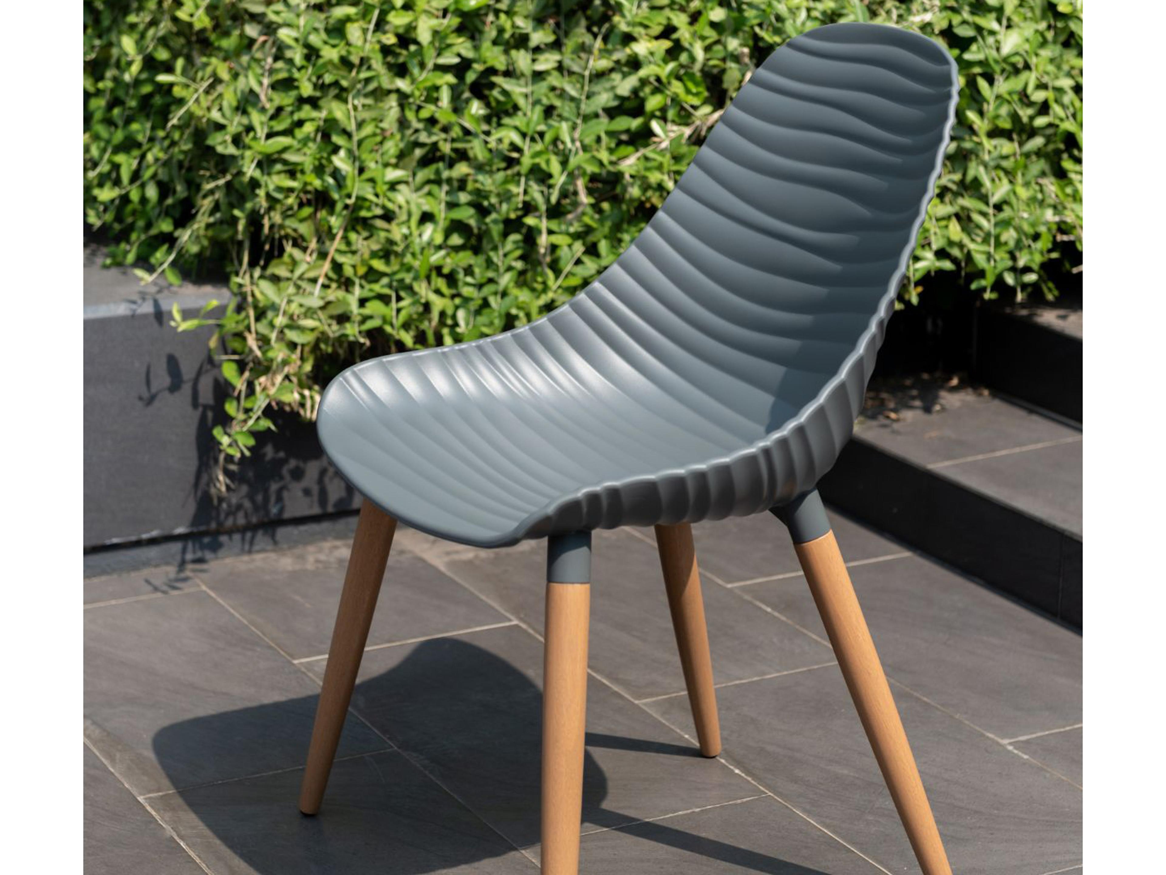 International Home Miami Amazonia Teak Outdoor Patio Dining Set