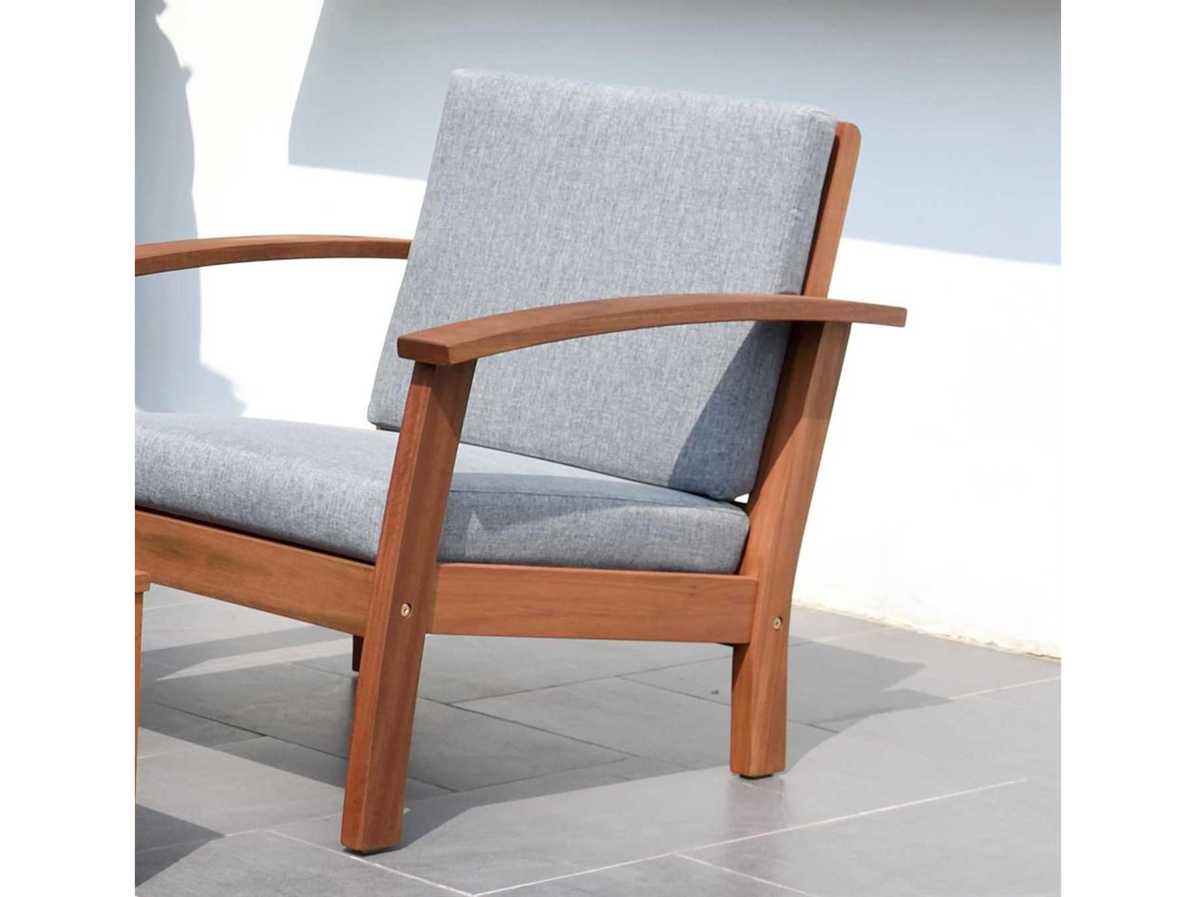 International Home Miami Amazonia Burano 8 Piece Wood Cushion Conversation Set