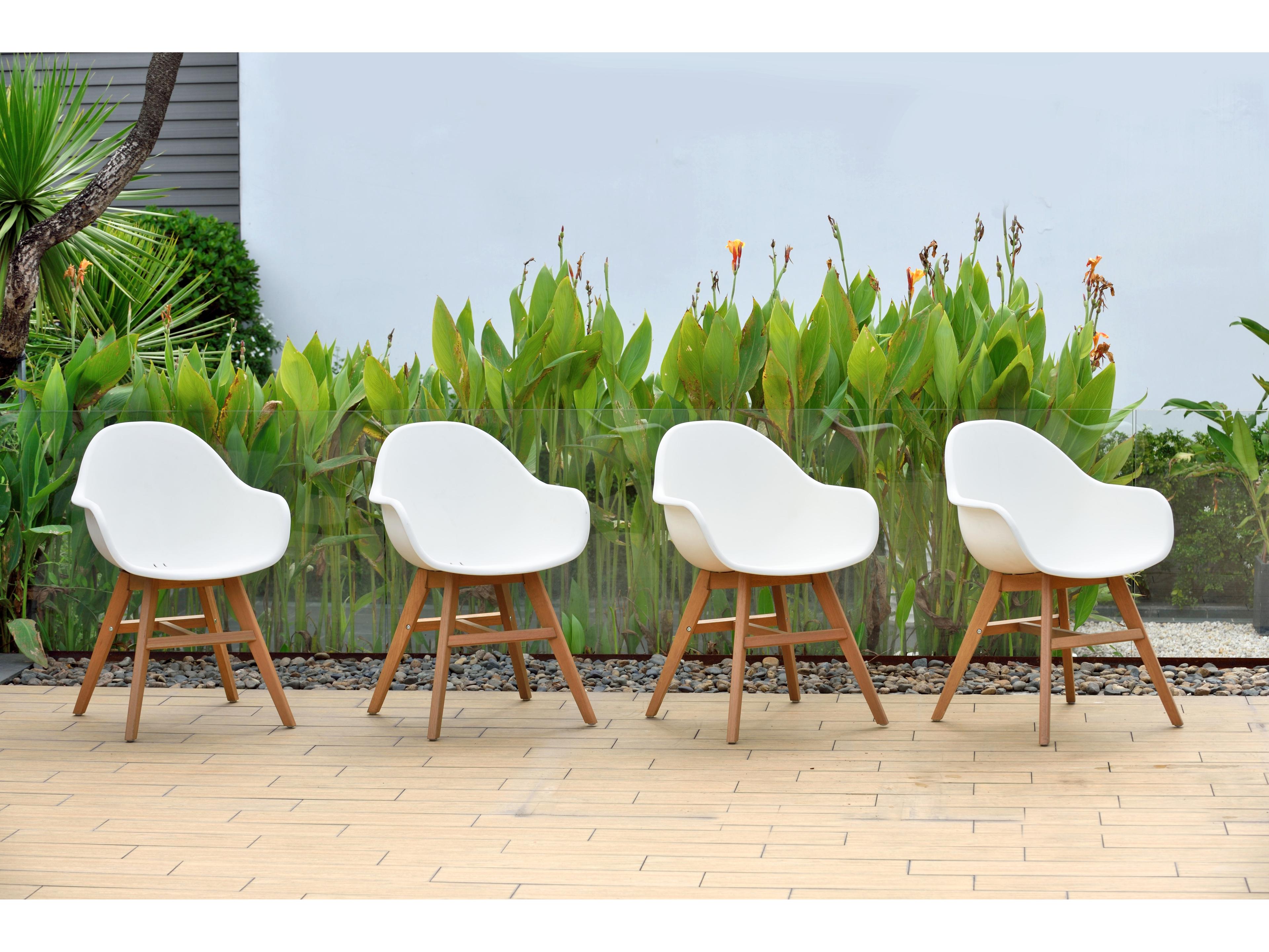 International Home Miami Amazonia Jeddah 215 inch Black 9 Person Outdoor Rectangular dining Set