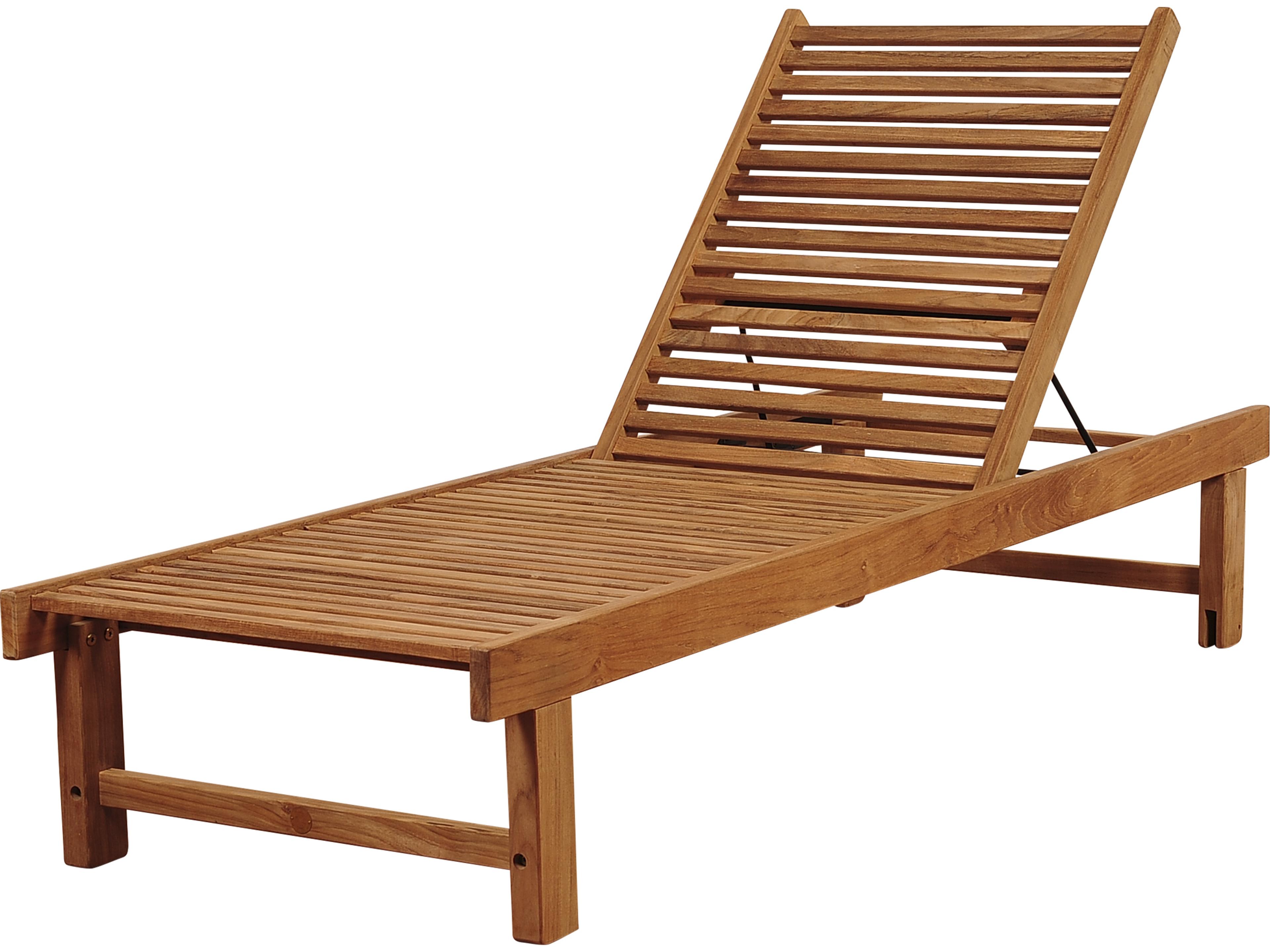 International Home Miami Amazonia Maasdam 2 Piece Teak Lounger Set