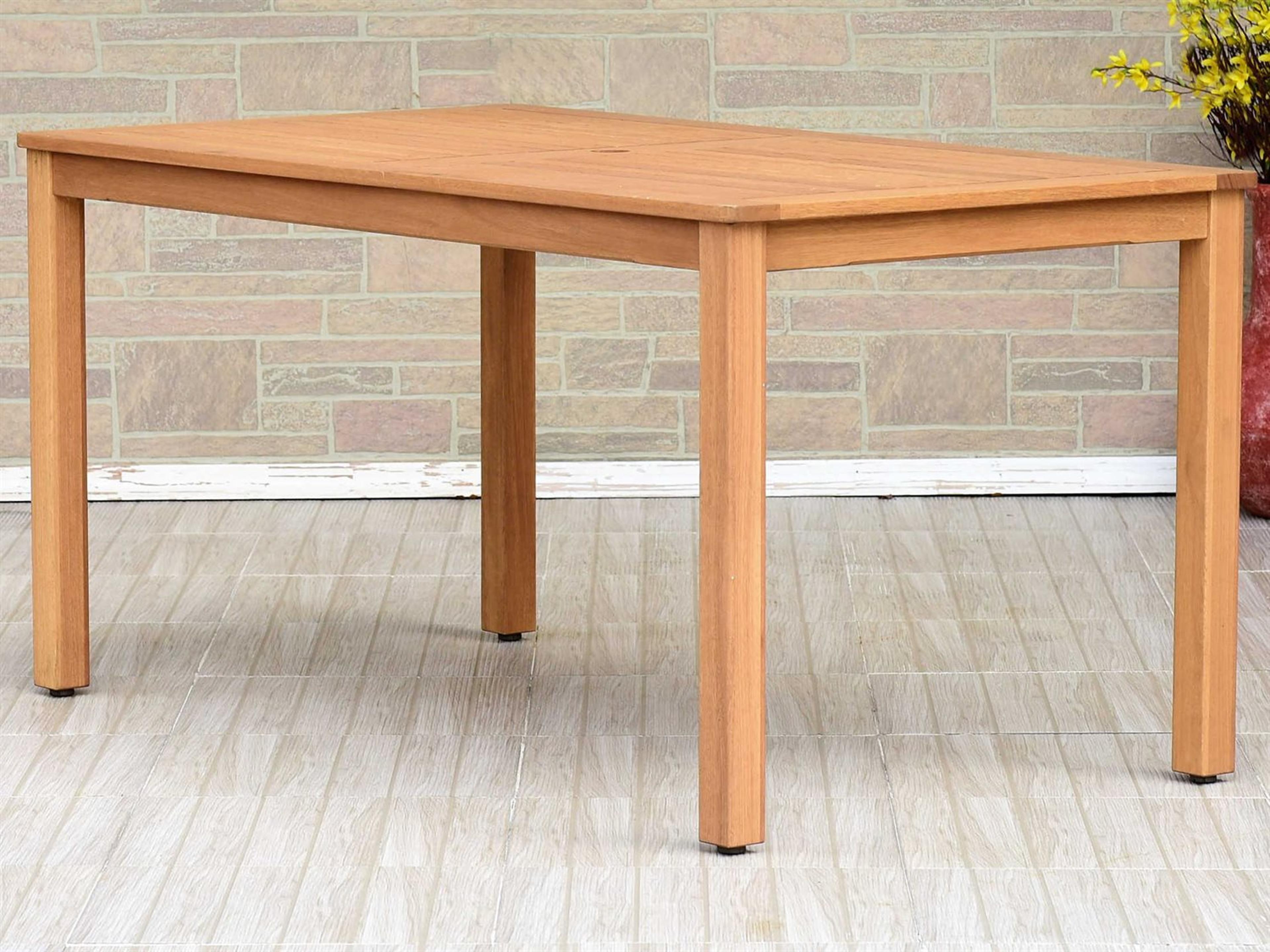 International Home Miami Amazonia Charlotte 5 Piece Rectangular Wood Outdoor Dining Set