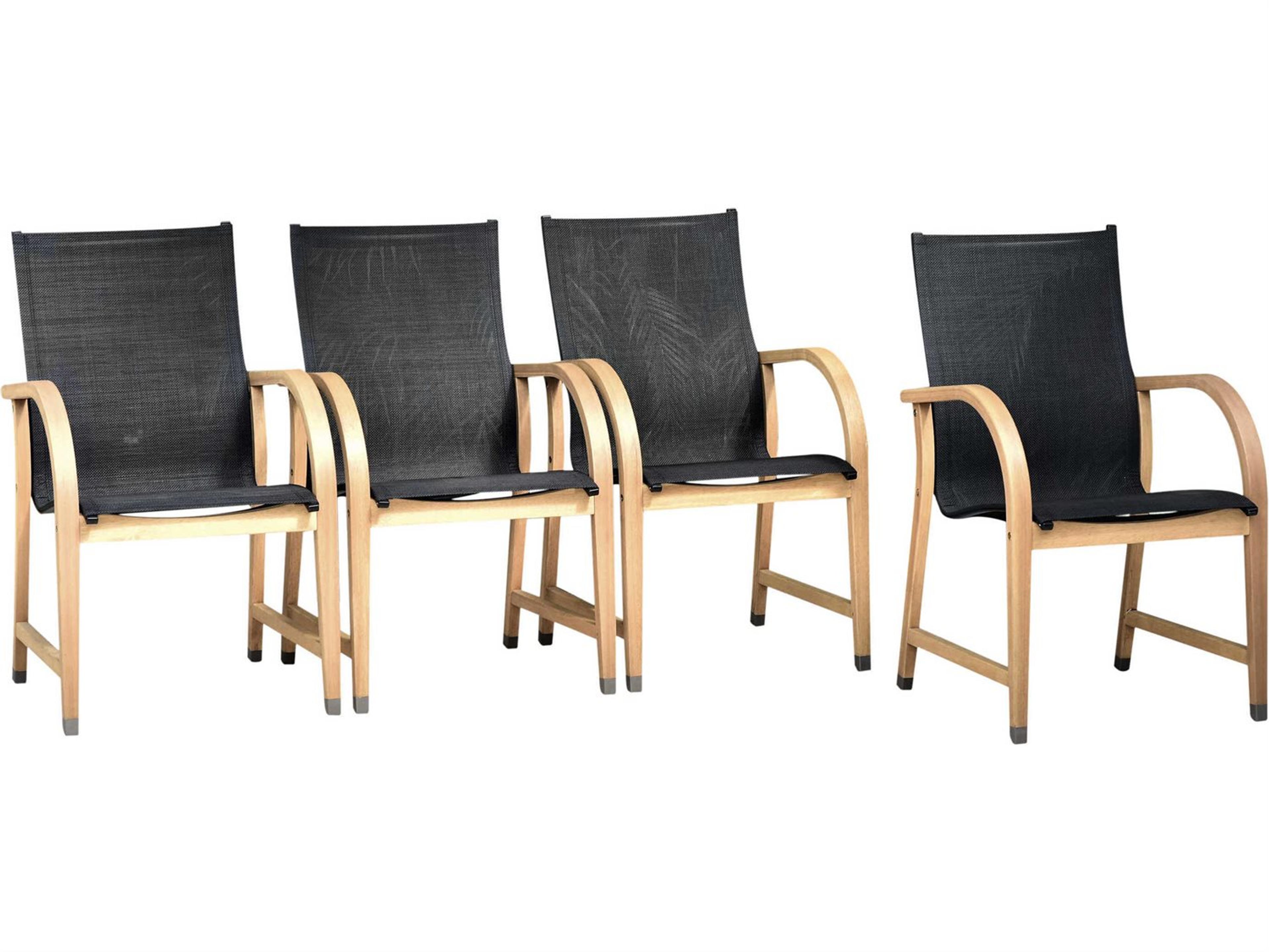 Amazonia Maria 4 Piece Sling Patio Dining Chair Set