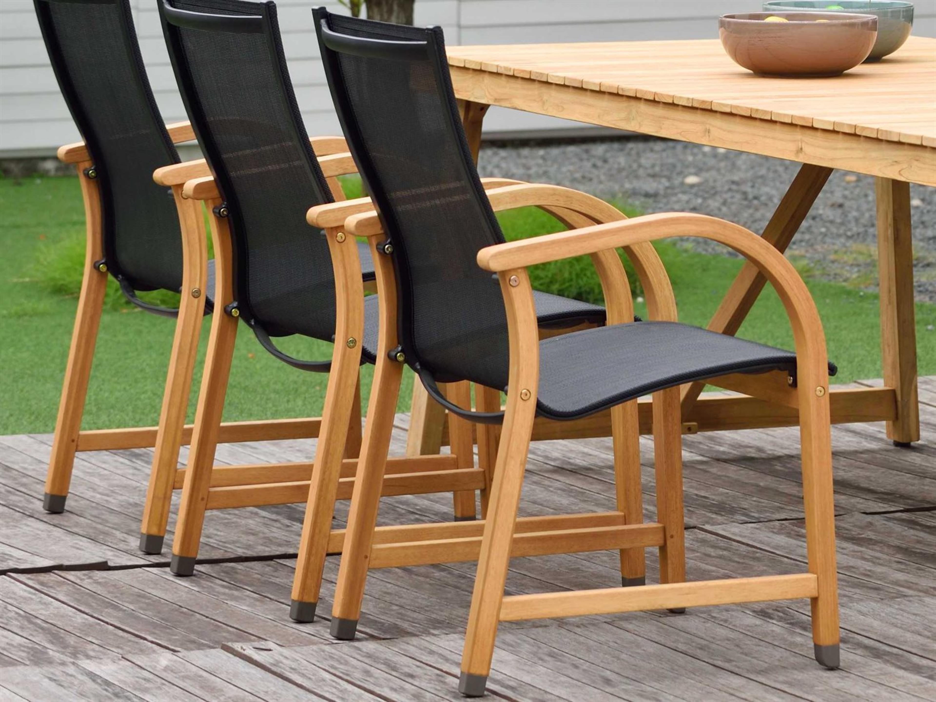 International Home Miami Amazonia Maria 4 Piece Sling Patio Dining Chair Set