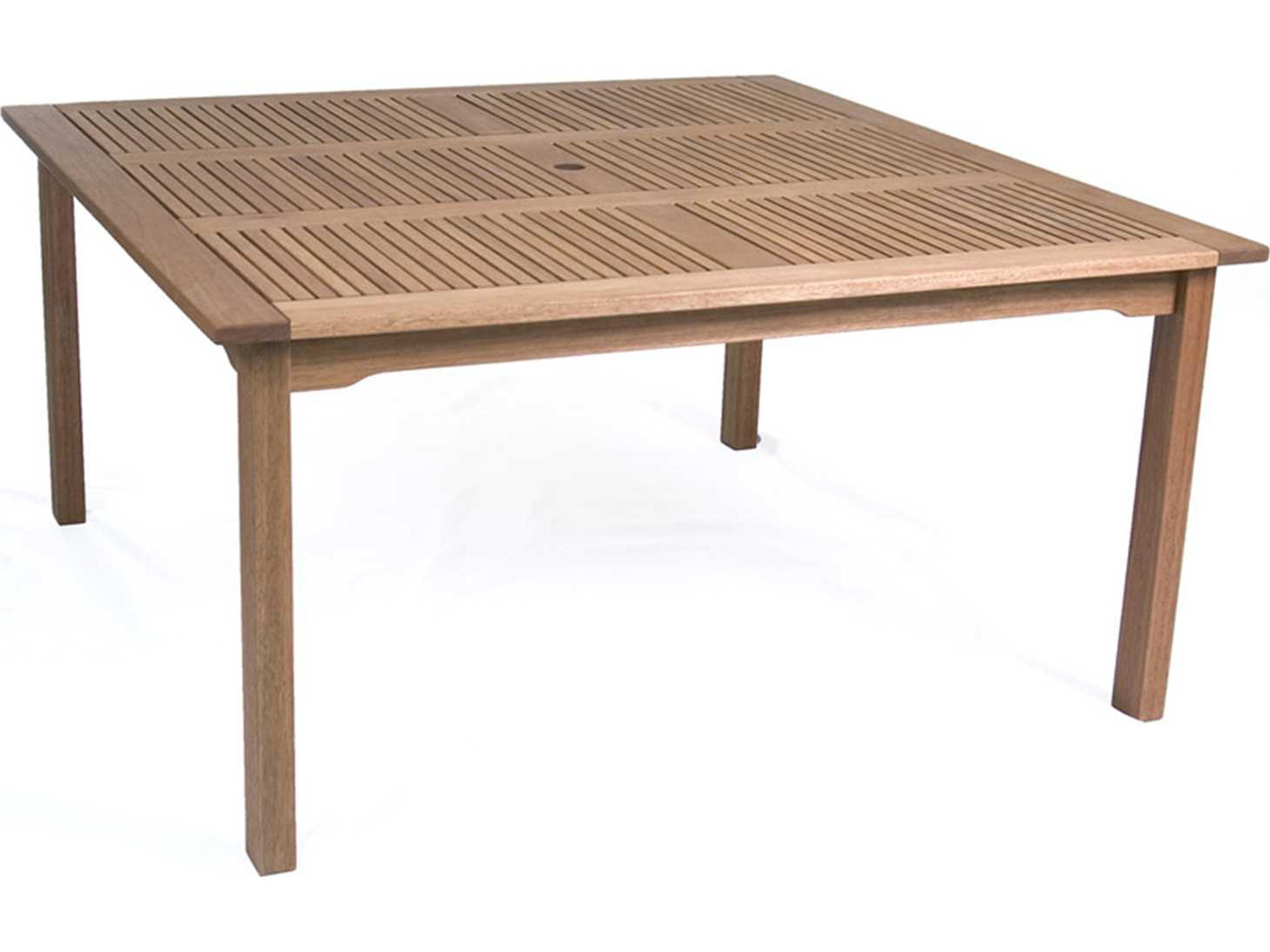 International Home Miami Amazonia Richfield 5 Piece Eucalyptus Square Patio Dining Set