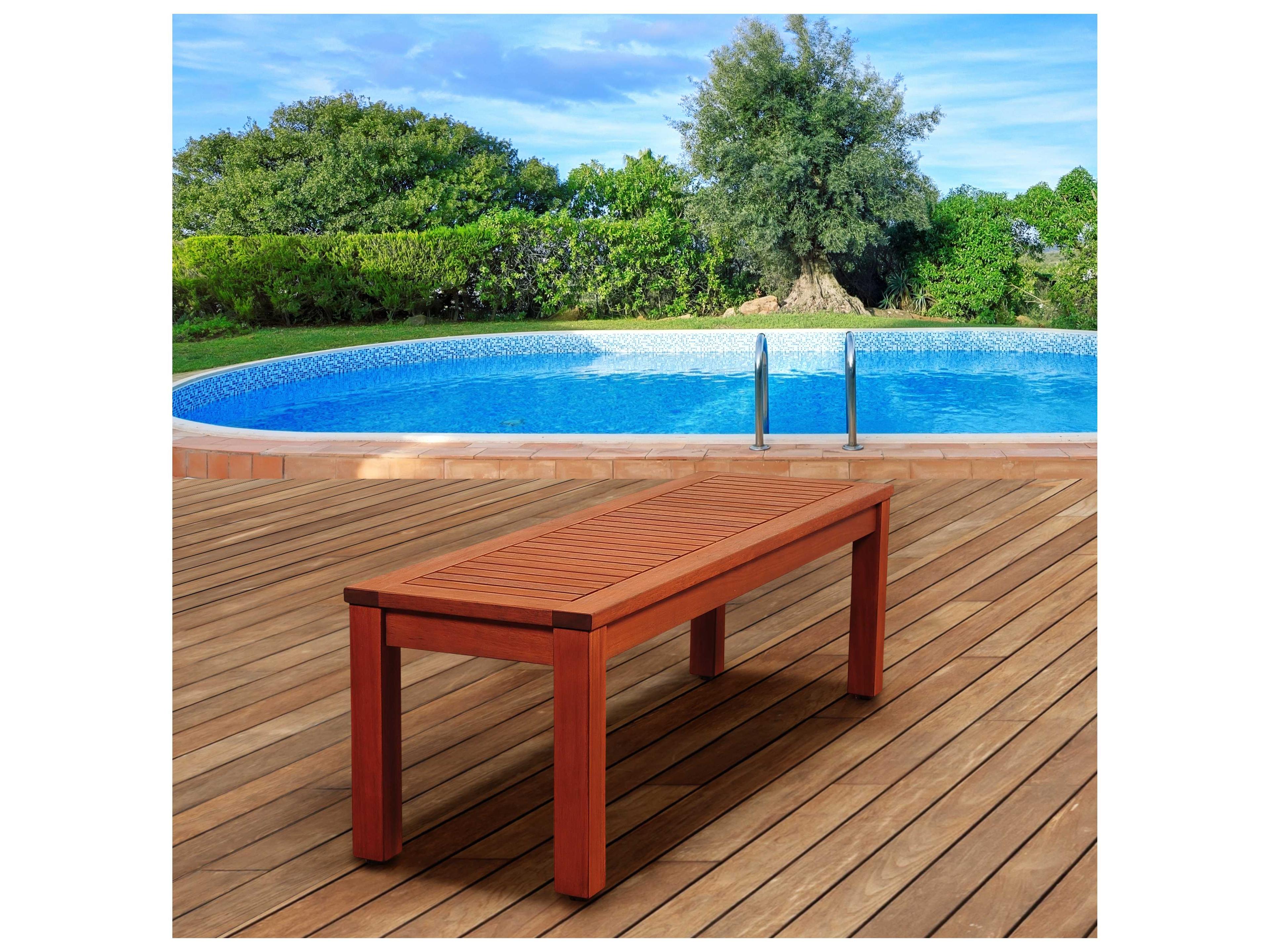 International Home Miami Amazonia Richfield 5 Piece Eucalyptus Square Patio Dining Set