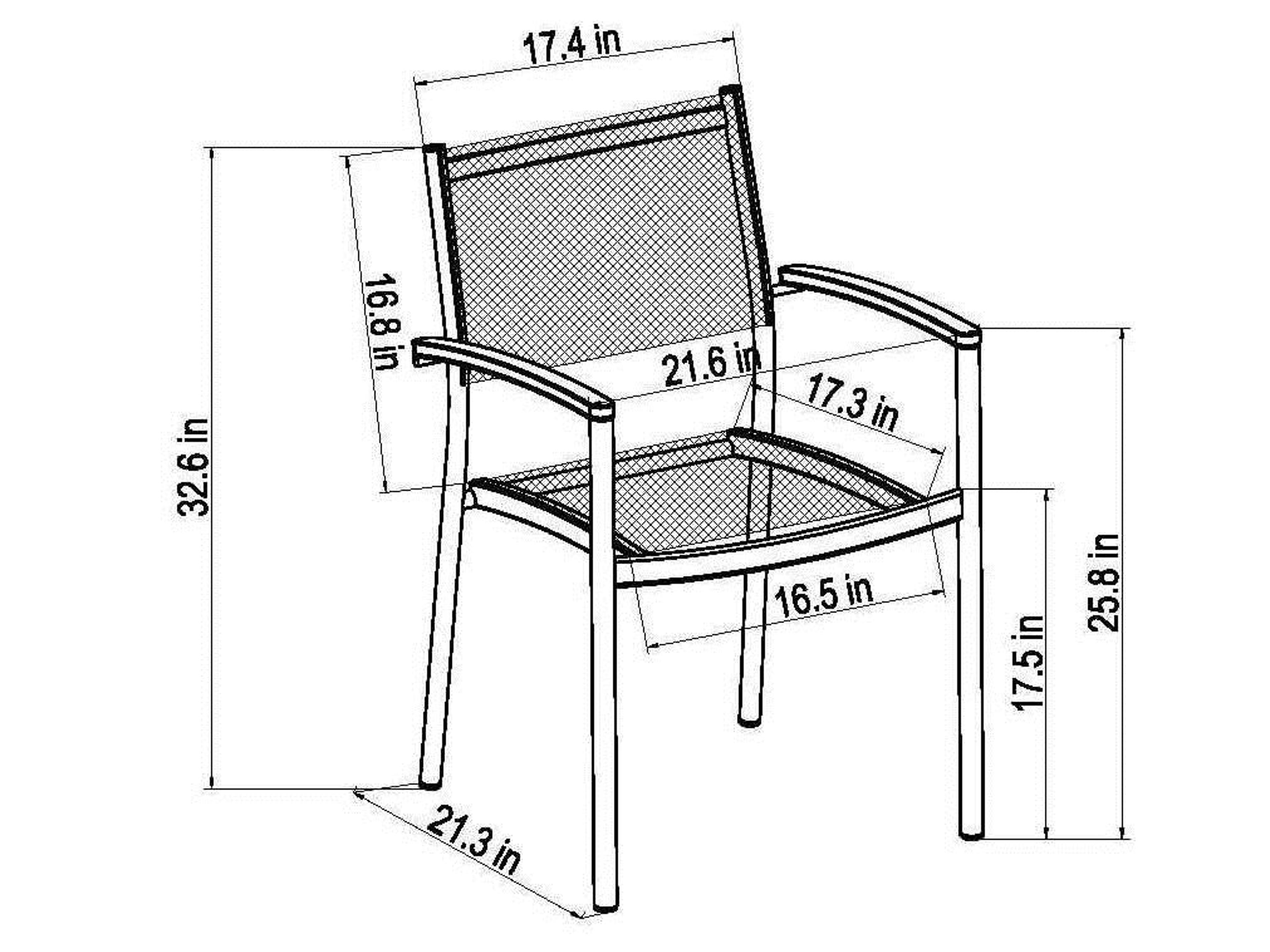 International Home Miami Amazonia Fontana 4 Piece Sling Patio Bar Stool Set