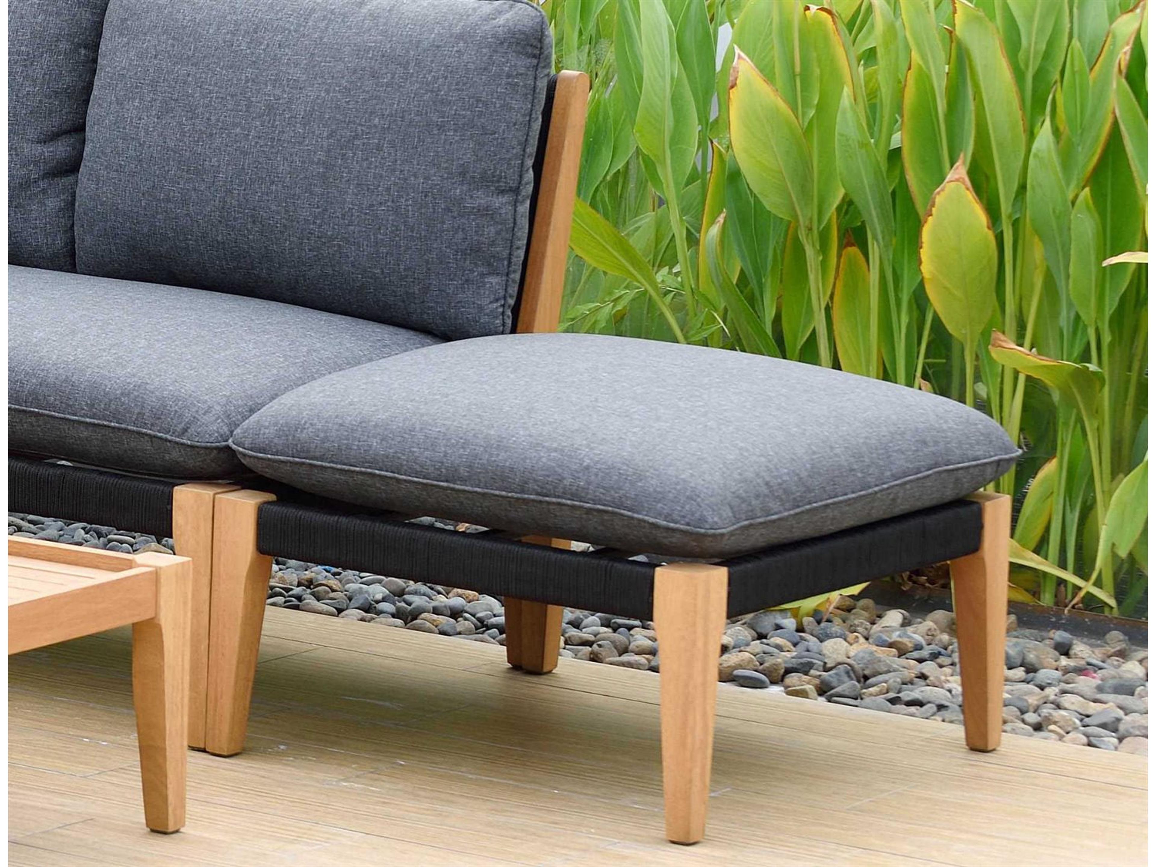 International Home Miami Amazonia Malmo 8 Piece Wood Outdoor Patio Lounge Set