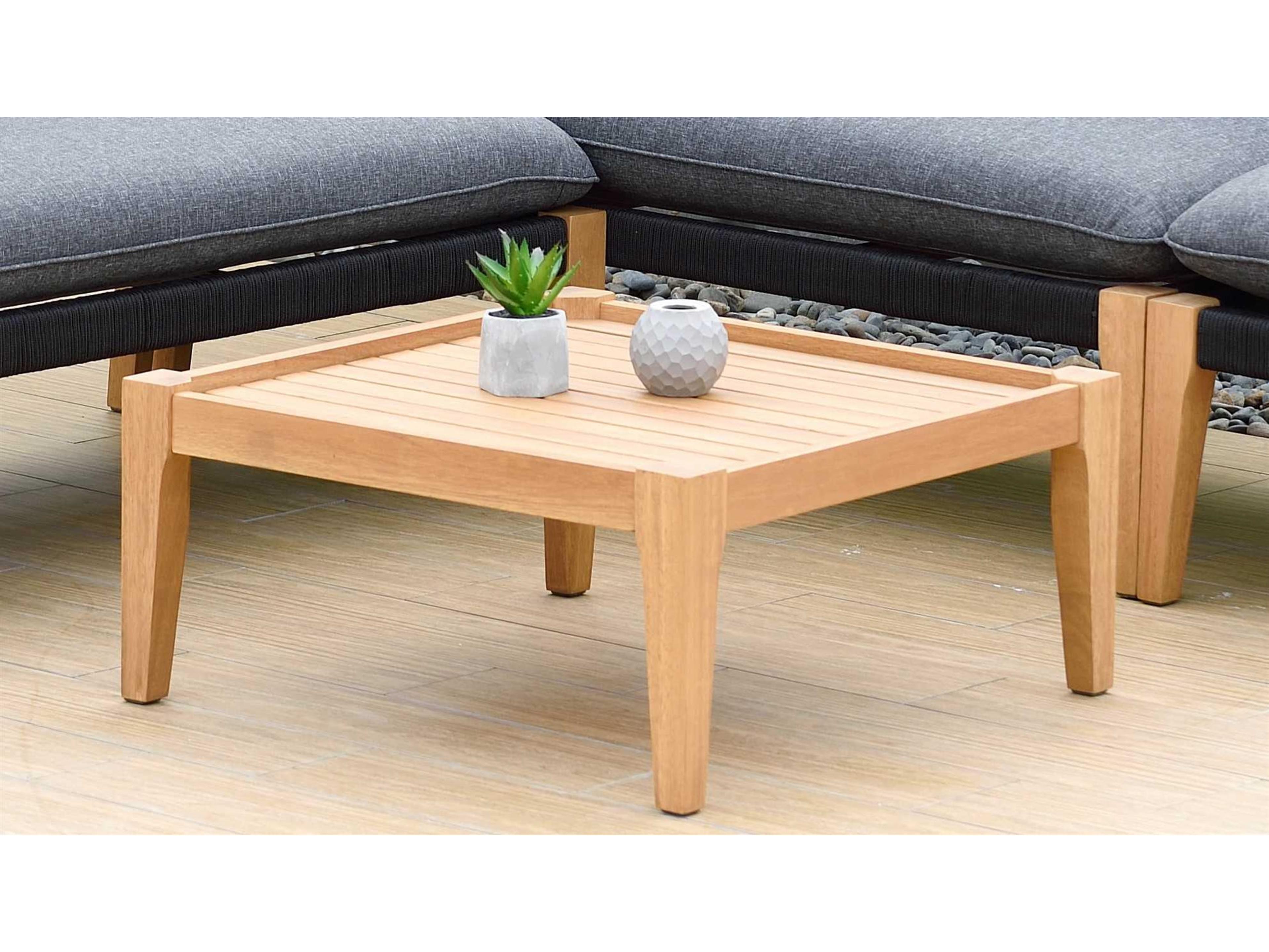 International Home Miami Amazonia Malmo 8 Piece Wood Outdoor Patio Lounge Set